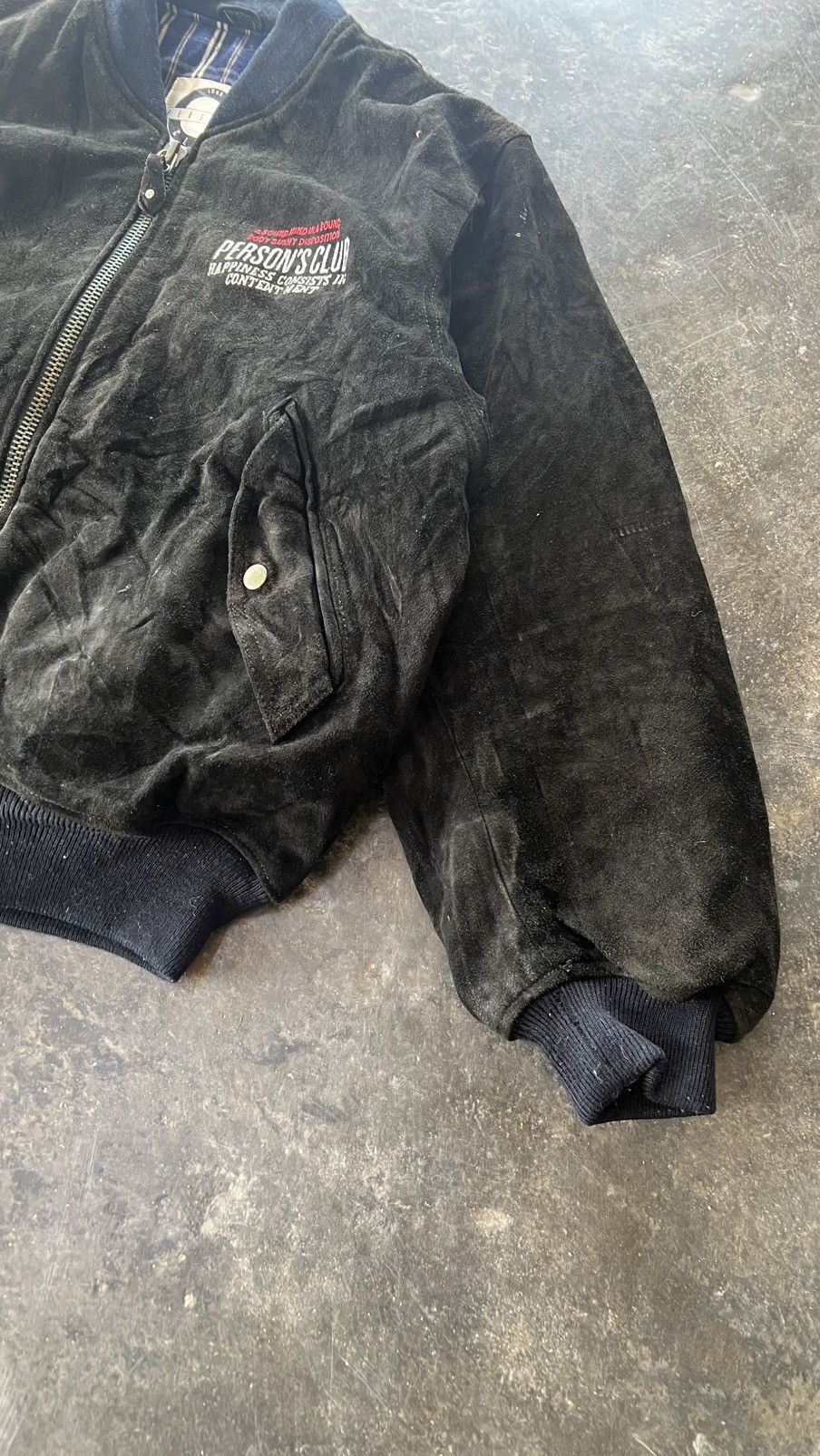 PERSON'S Vintage Person's Leather Bomber jacket Size US XXL / EU 58 / 5 - 6 Thumbnail