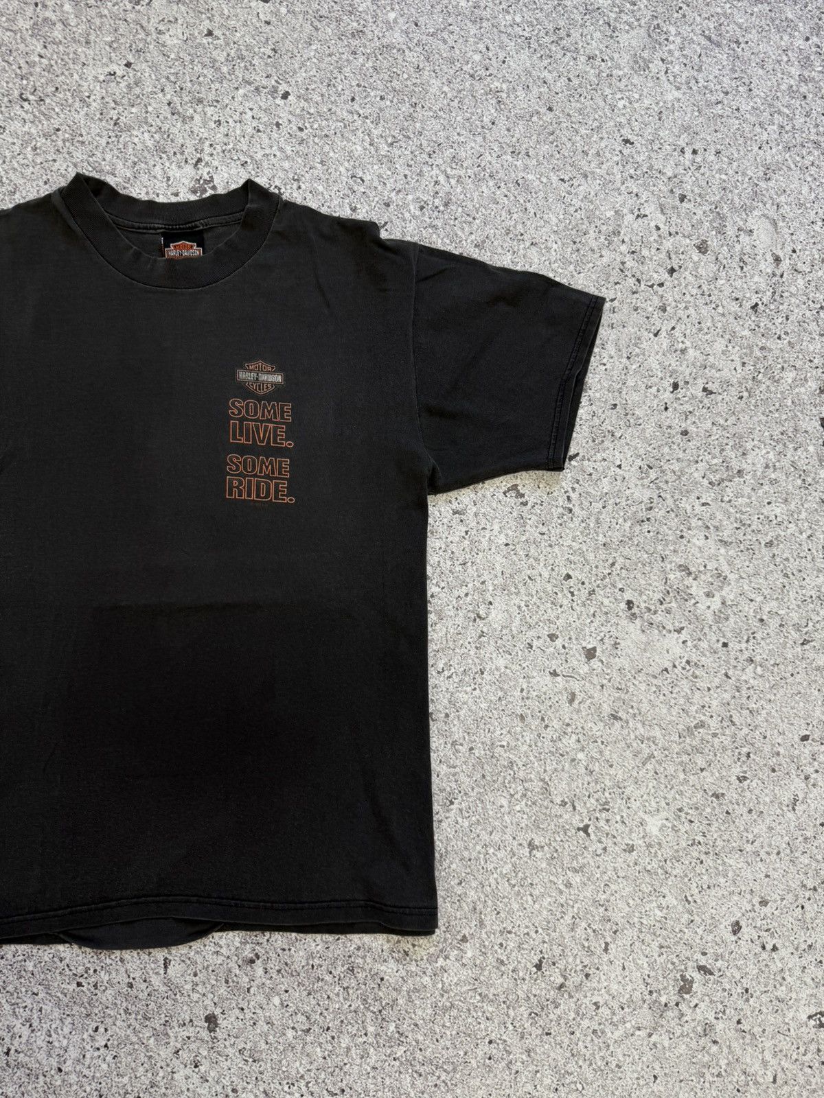 Harley Davidson × Vintage Rare Vintage Harley Davidson Some Live To Ride 1997 T-Shirt Size US L / EU 52-54 / 3 - 5 Thumbnail