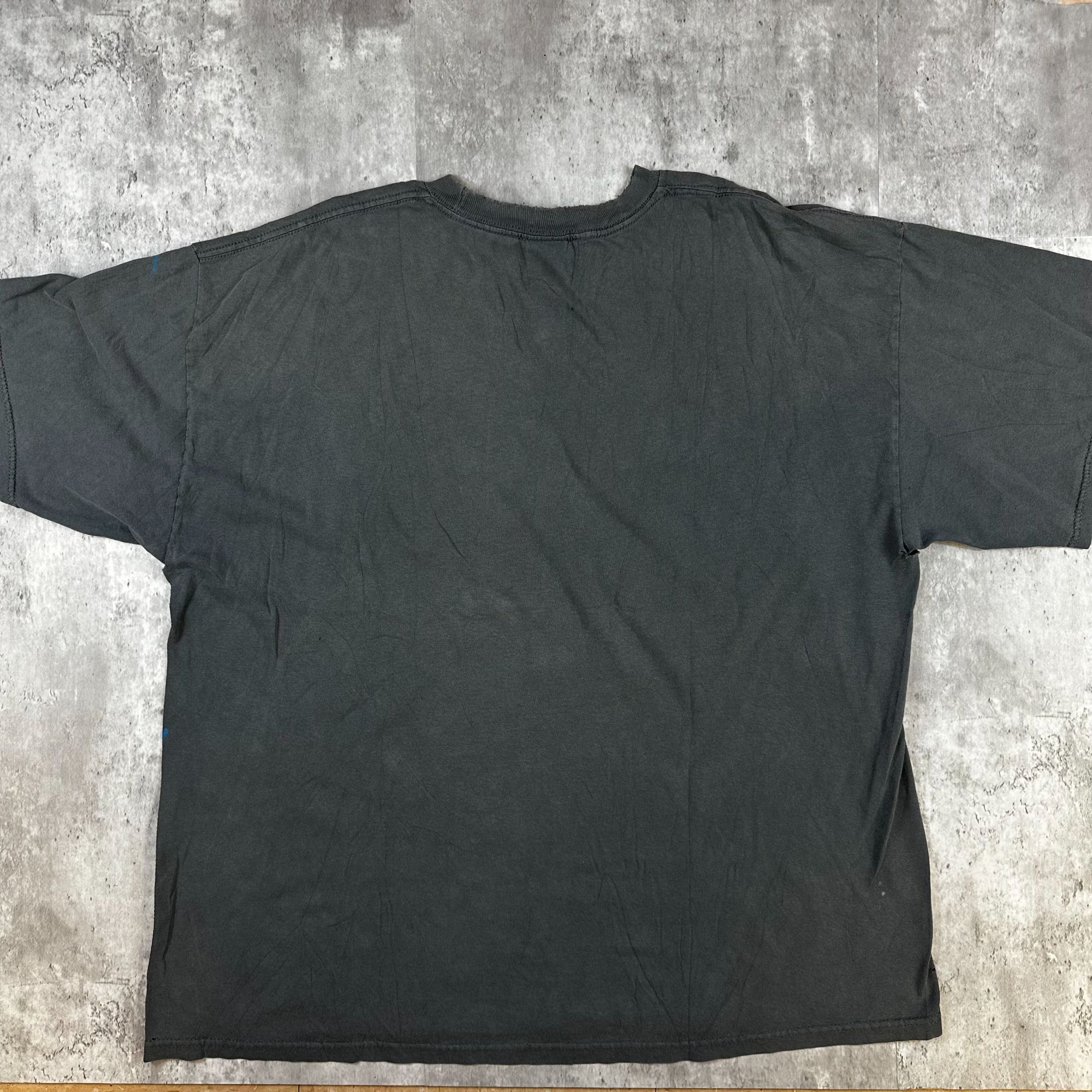 Vintage Ja Ink Gray Graphic T-Shirt With Crown & Scroll Design Mens Size US XL / EU 56 / 4 - 2 Thumbnail