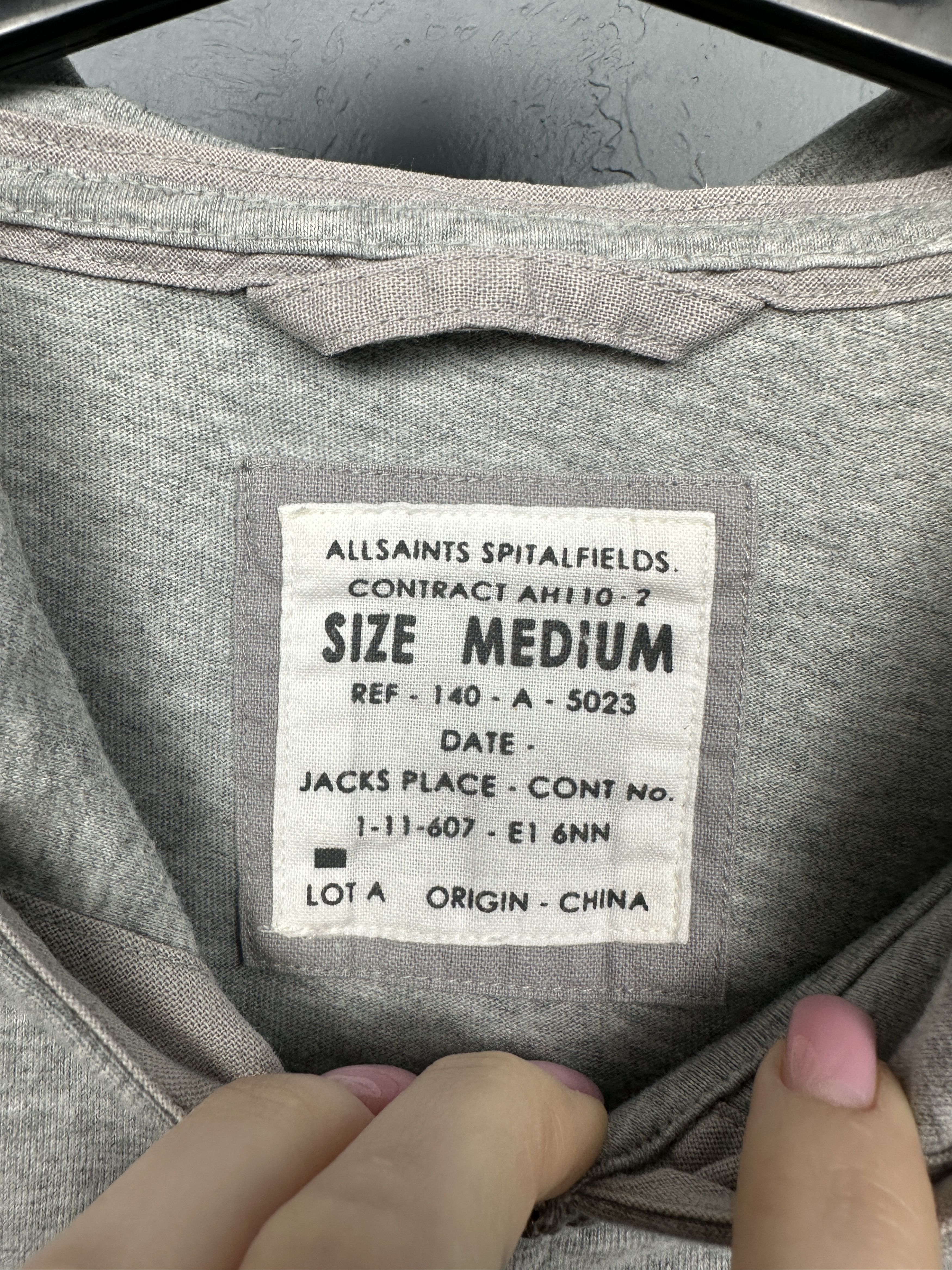 Allsaints Allsaints Vintage Mens Bolt Zip Hoodie Size US M / EU 48-50 / 2 - 4 Thumbnail