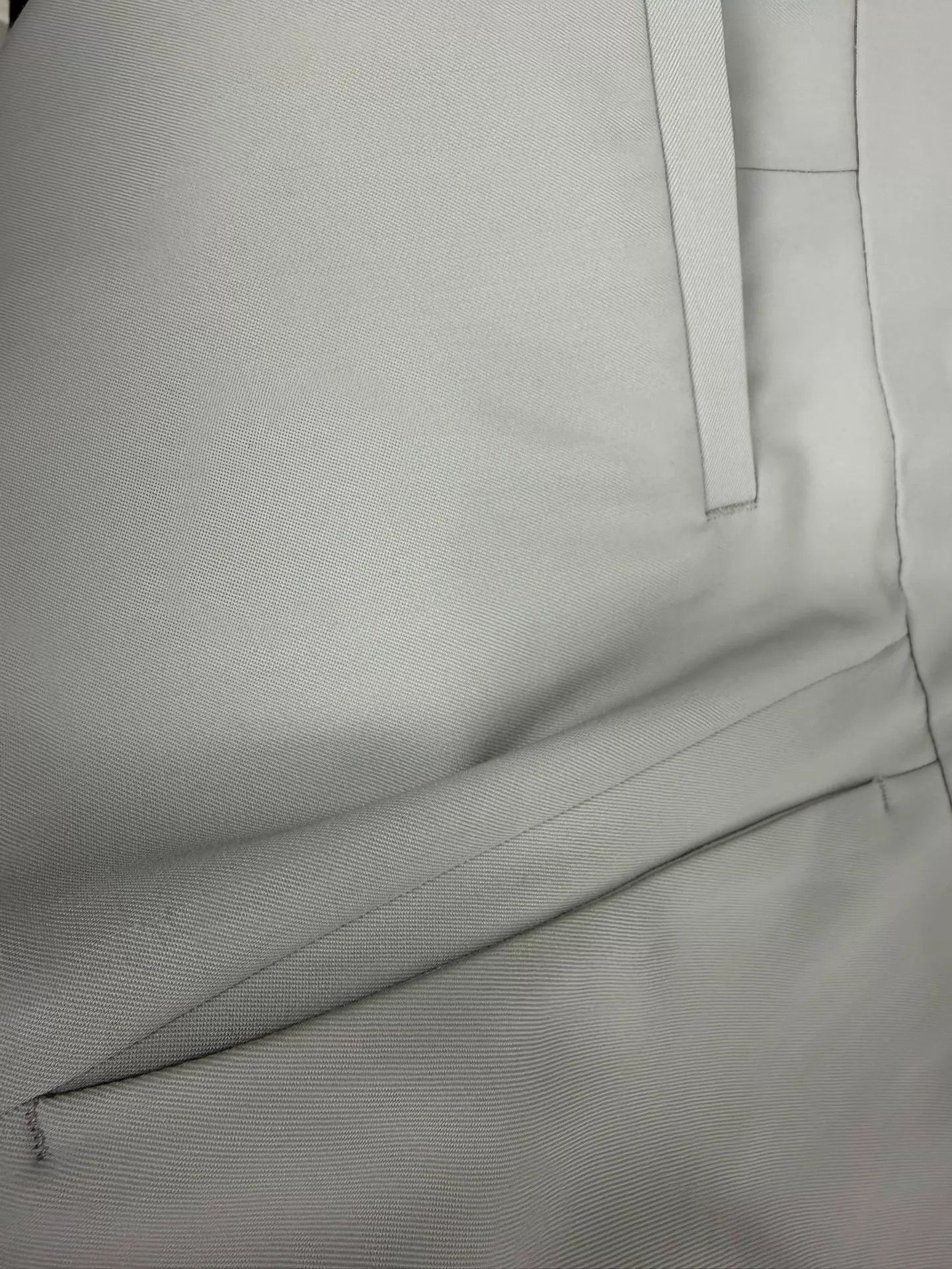 Dior Dior Men's 23fw Fog Gray Pleated Wide-Leg Trousers Size US 32 / EU 48 - 3 Thumbnail