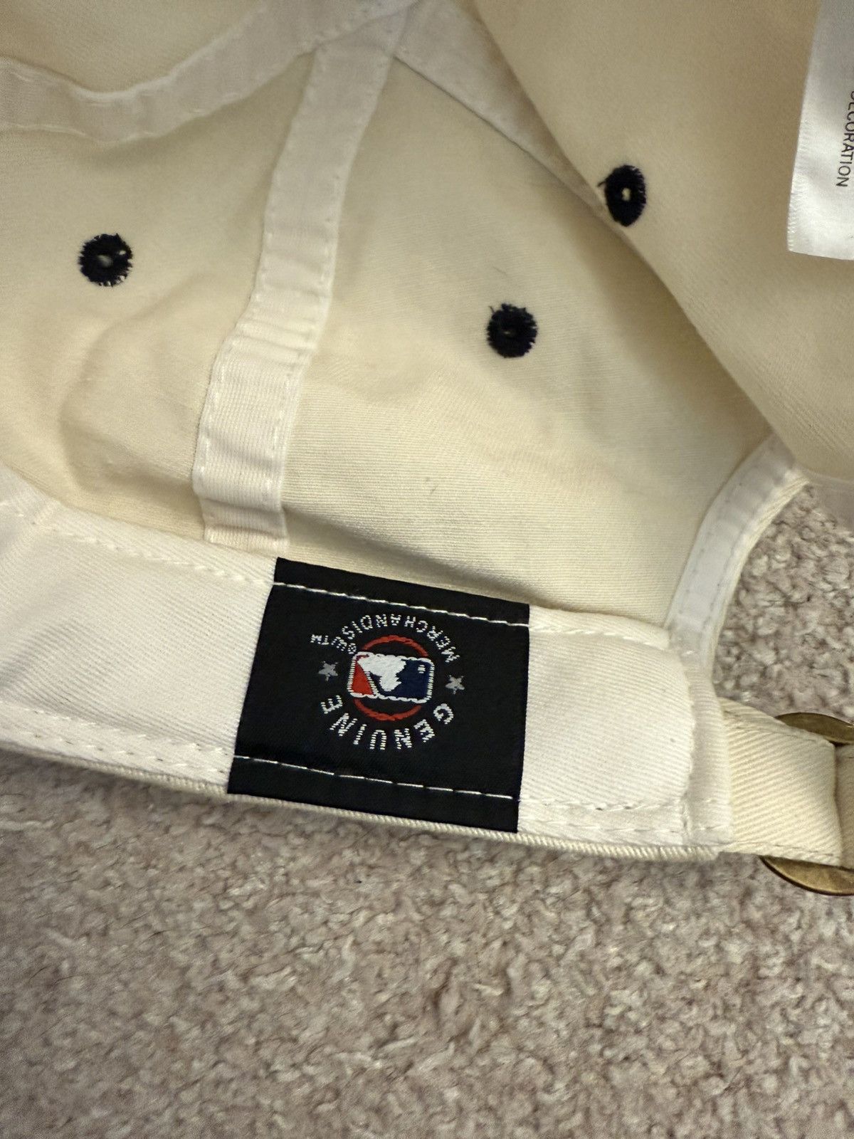 Aime Leon Dore × New Era Aime Leon Dore x New Era Yankees Ballpark Hat (Cream/Navy) Size ONE SIZE - 5 Thumbnail