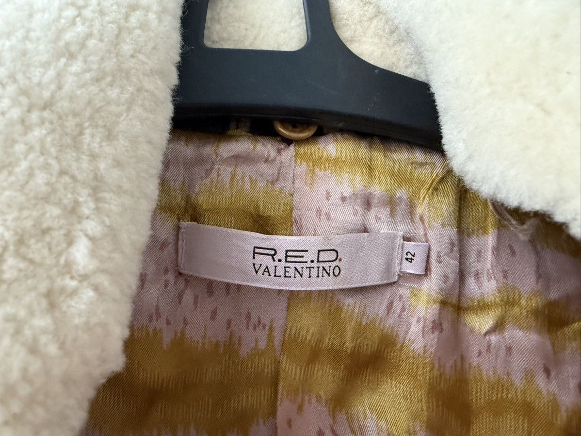 RED Valentino Red Valentino Leather Aviator Jacket Womans Size S / US 4 / IT 40 - 10 Thumbnail