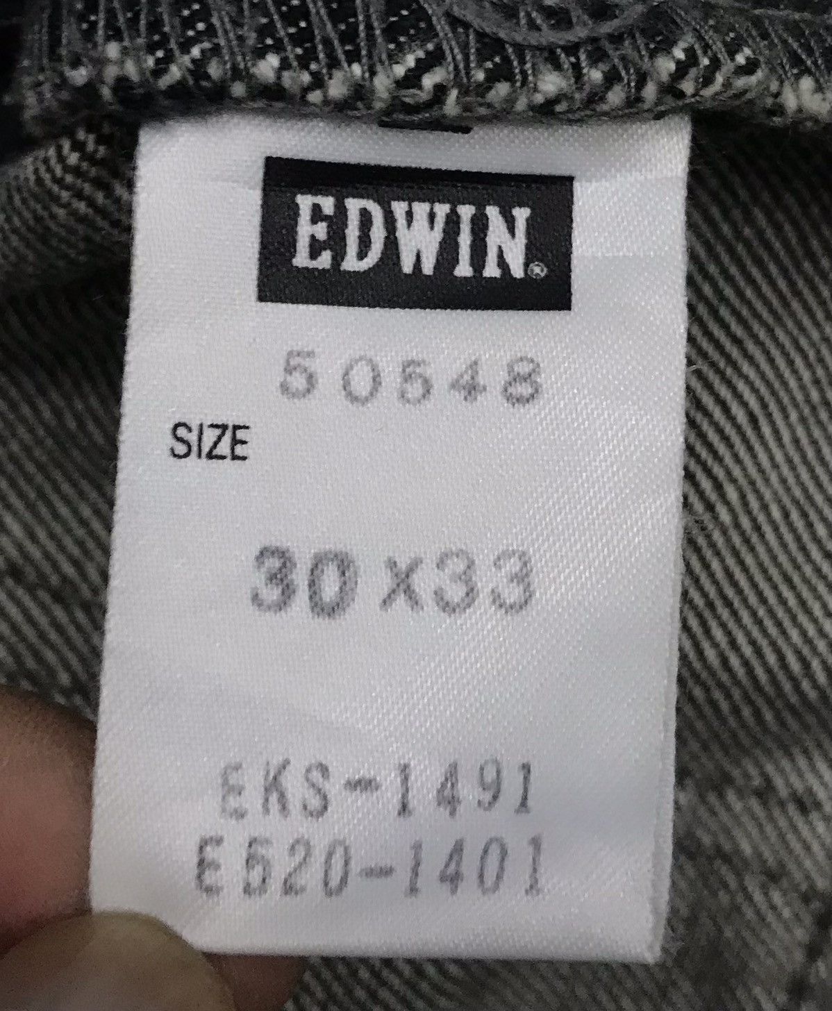 Edwin × Vintage Vintage Edwin Denim Pants Size US 33 - 14 Thumbnail