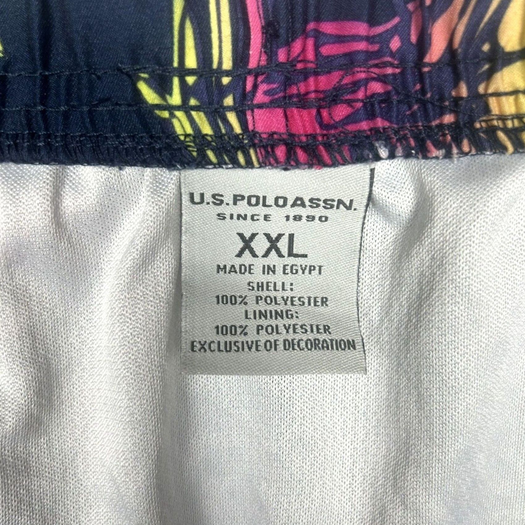 Vintage US Polo Assn Swim Trunks Shorts Men’s 2XL Blue Lobster Nautical Swimwear Trunks Elastic Lined Beach Mens Size US XXL / EU 58 / 5 - 2 Thumbnail