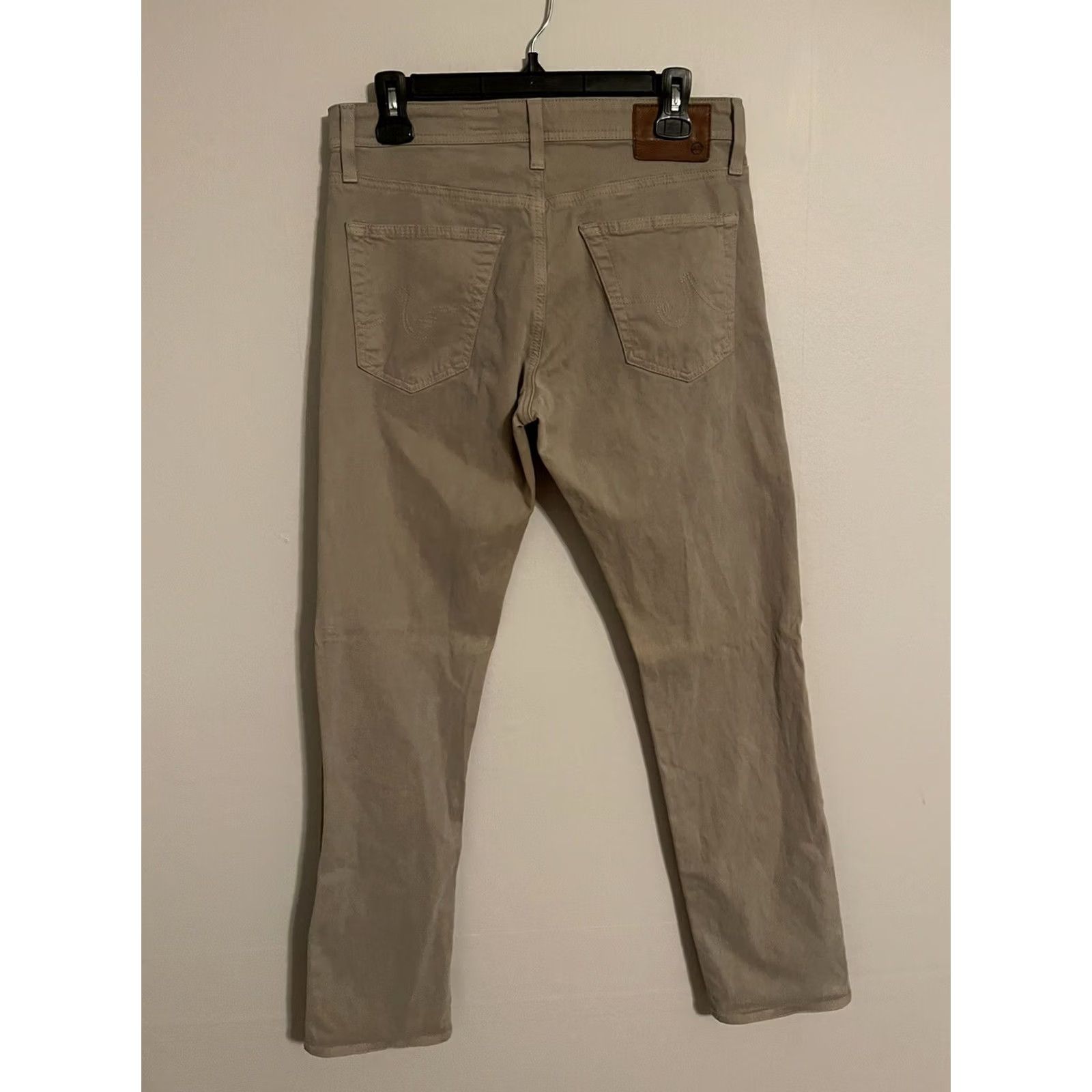 Vintage AG Adriano Goldschmied Pants Chino Khaki Men's 30x32 Tailored Leg Size US 31 - 3 Thumbnail