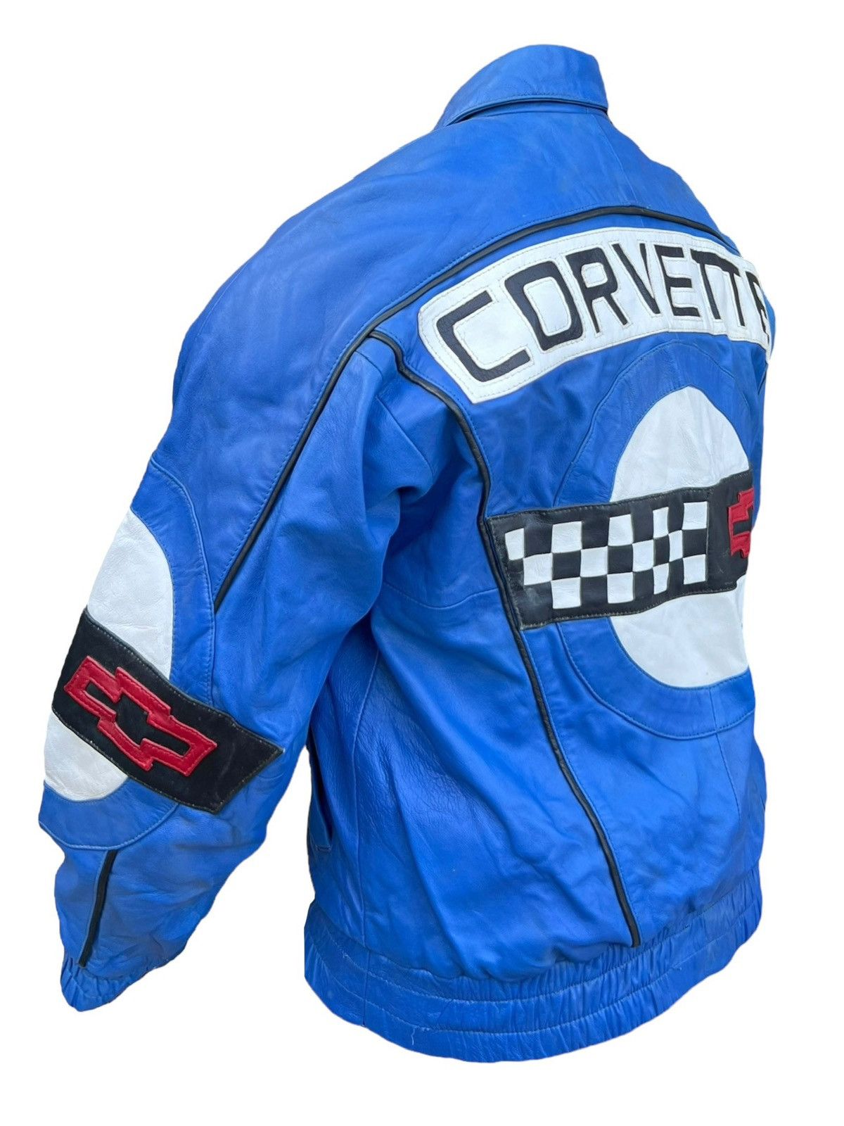 Vintage Vintage Covernett Racing Spellout Baggy Leather Jacket Size US M / EU 48-50 / 2 - 6 Thumbnail