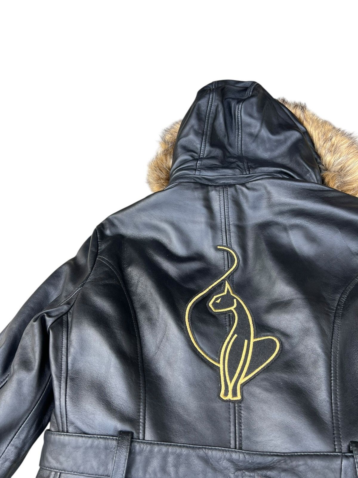 Leather Baby Phat Nappa Leather Jacket Hoodie Size L / US 10 / IT 46 - 19 Thumbnail