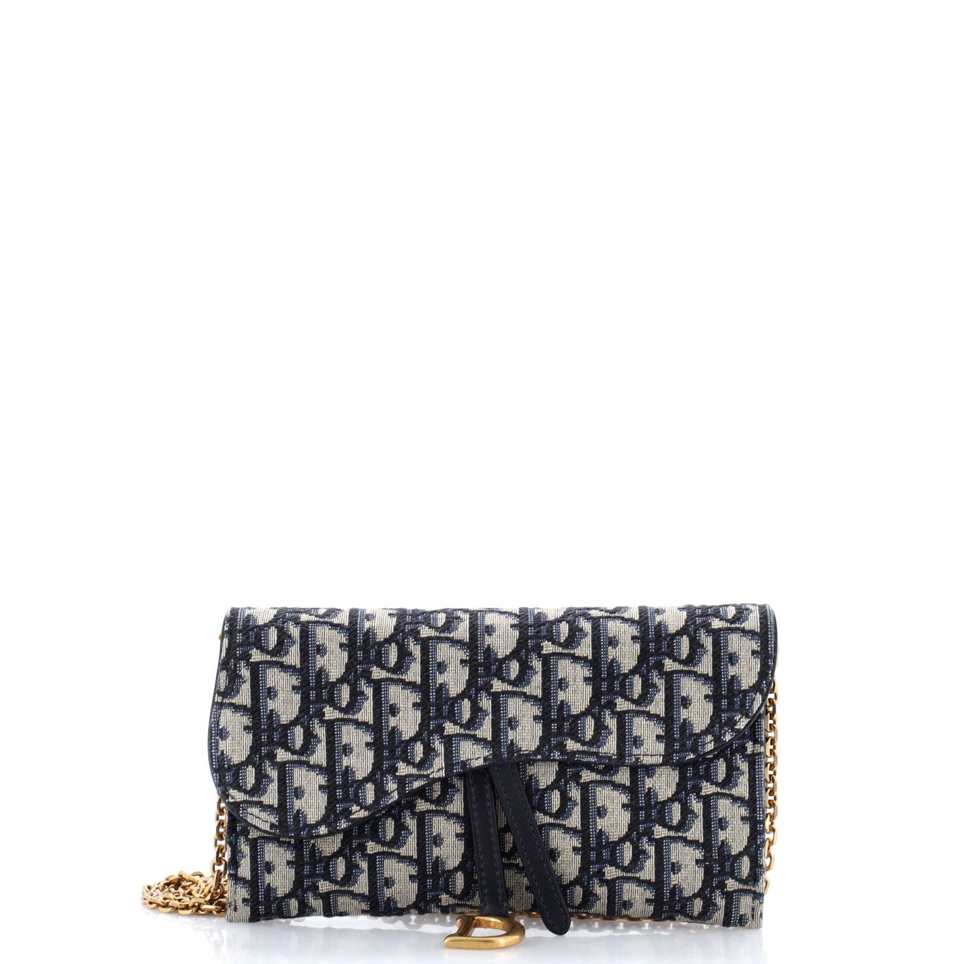 Dior Saddle Chain Wallet Size ONE SIZE - 1 Thumbnail