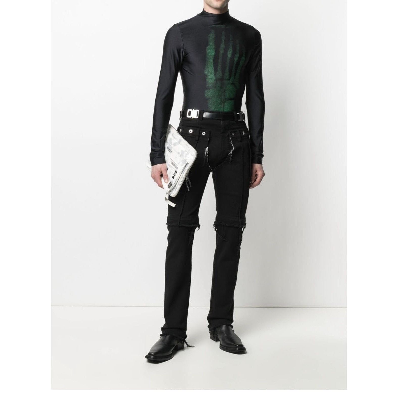 Sankuanz Sankuanz Mid-rise slim-fit trousers Size US 32 / EU 48 - 2 Thumbnail