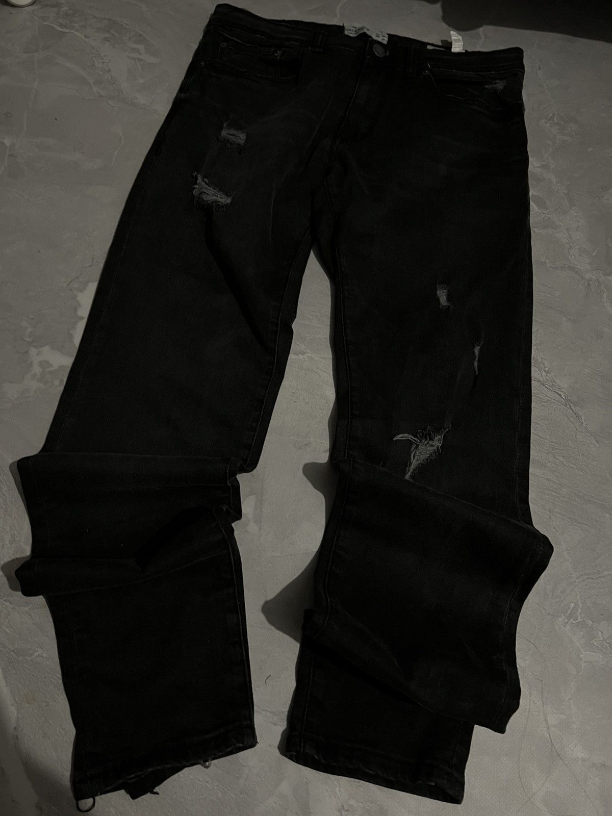 Vintage Underground Skinny Faded Jeans / Balenciaga Style Archive Size US 31 - 5 Thumbnail
