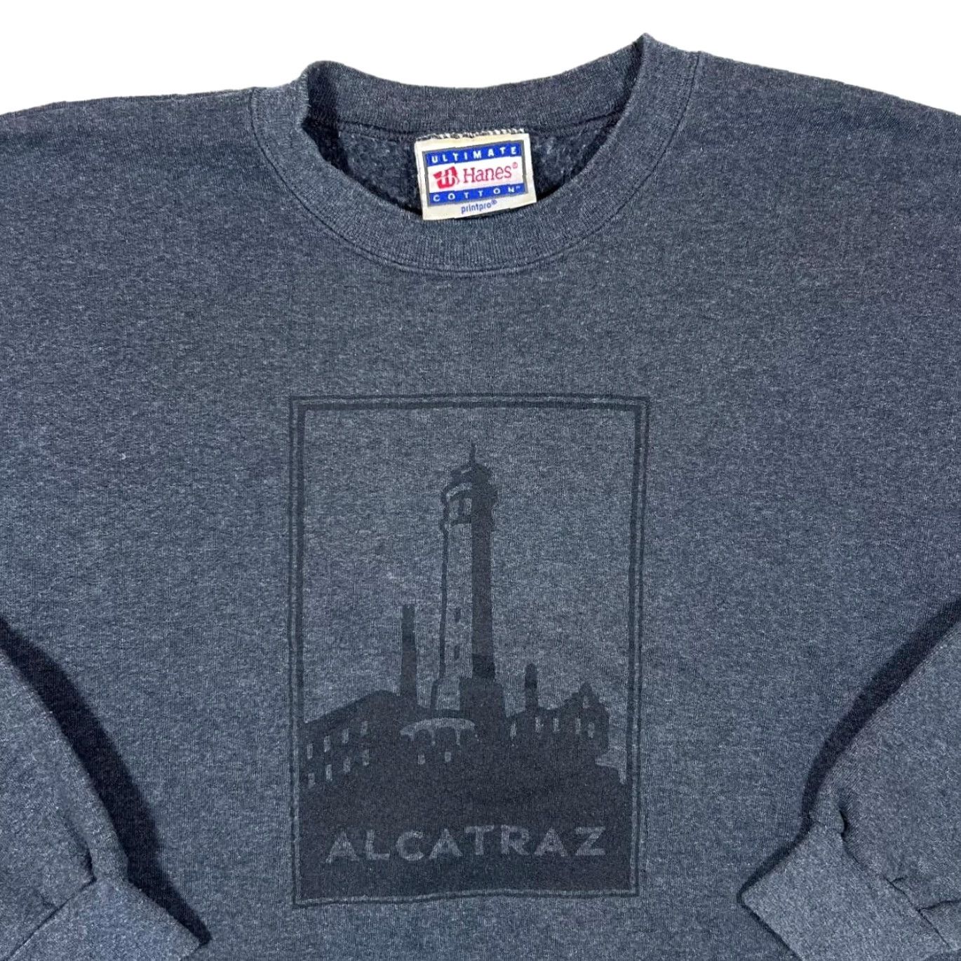 Hanes Vintage Hanes ALCATRAZ "Golden Gate National Parks" Souvenir Sweatshirt Small Size US S / EU 44-46 / 1 - 2 Thumbnail