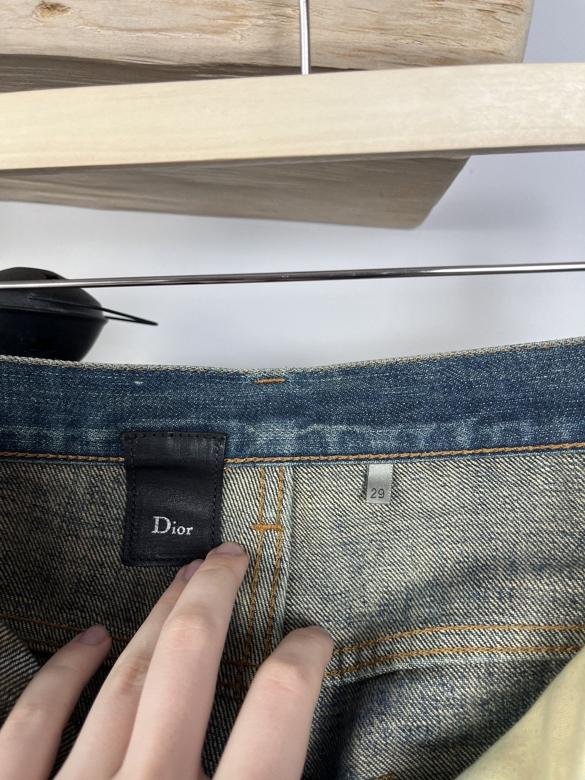 Dior Dior SS07 „Under my car" jeans by hedi slimane Size US 29 - 5 Thumbnail