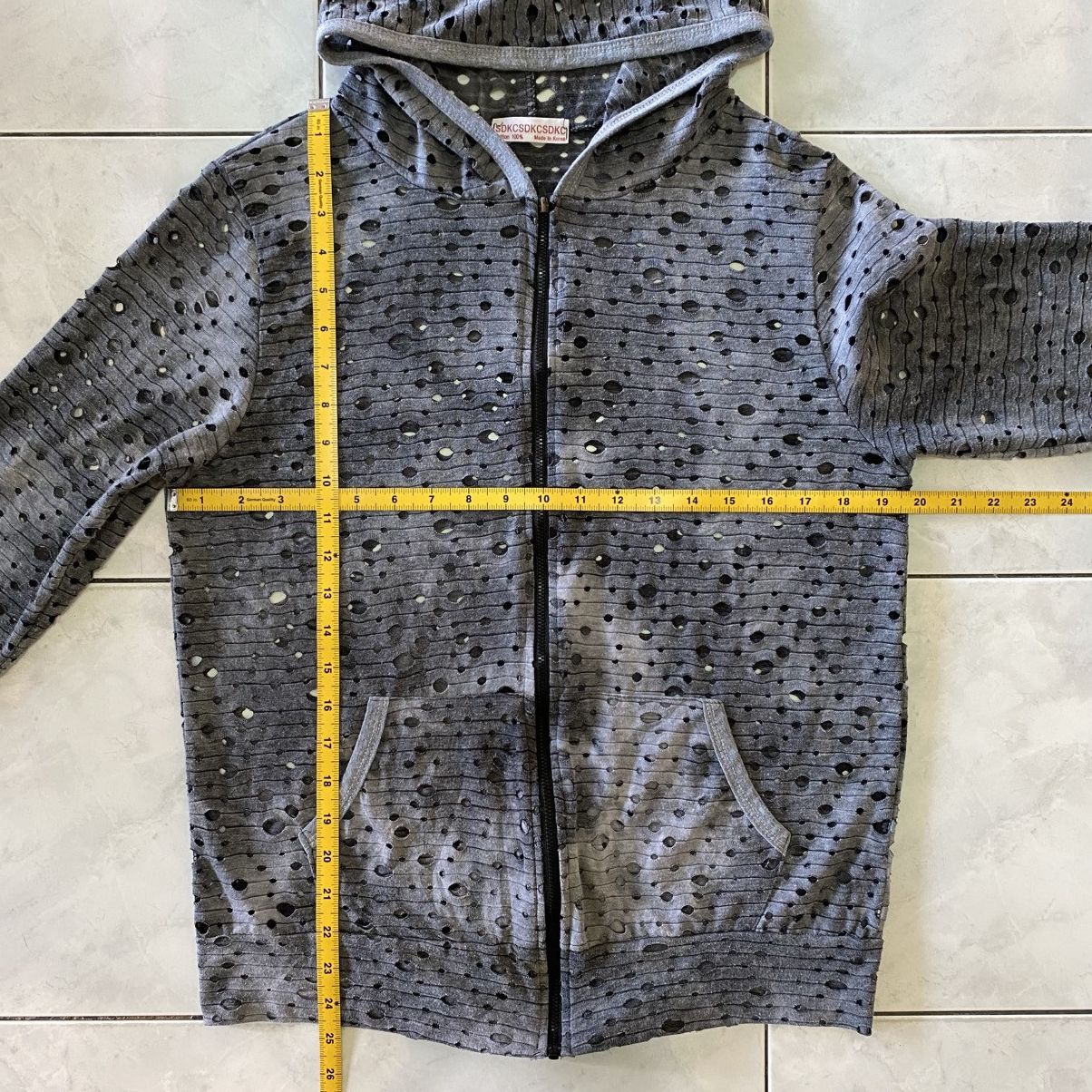 Japanese Brand SDKCSDKCSDKC Vintage Distressed Hoodie Grunge Archive Style Size US M / EU 48-50 / 2 - 14 Thumbnail