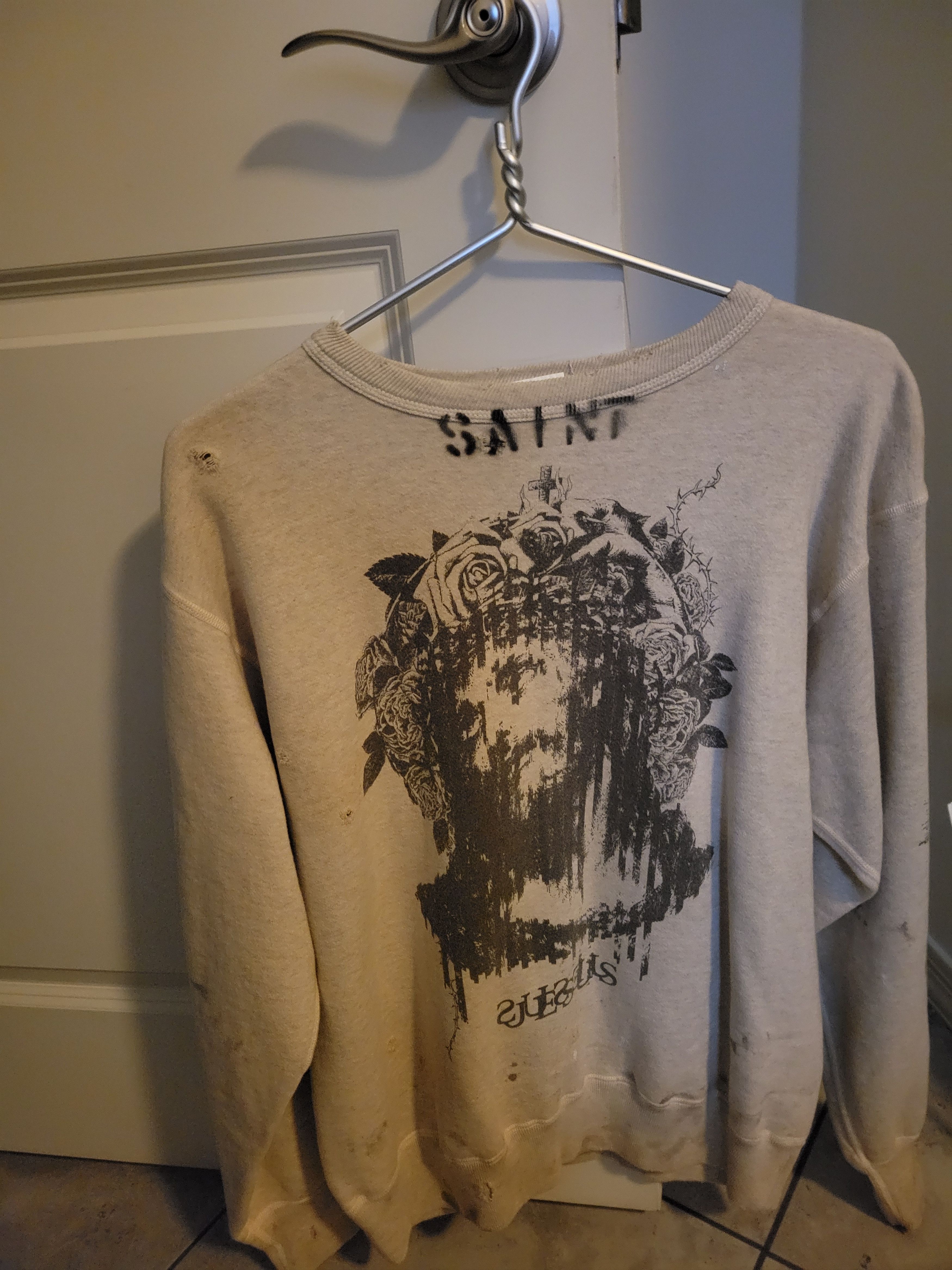 Saint Michael Jesus Crewneck Sweatshirt