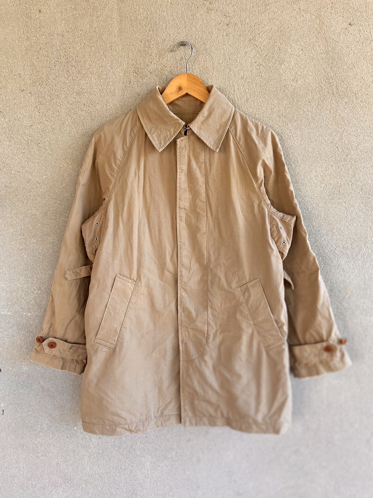 Takeo Kikuchi Vintage Takeo Kikuchi Trench Coat jacket Size US S / EU 44-46 / 1 - 1 Thumbnail