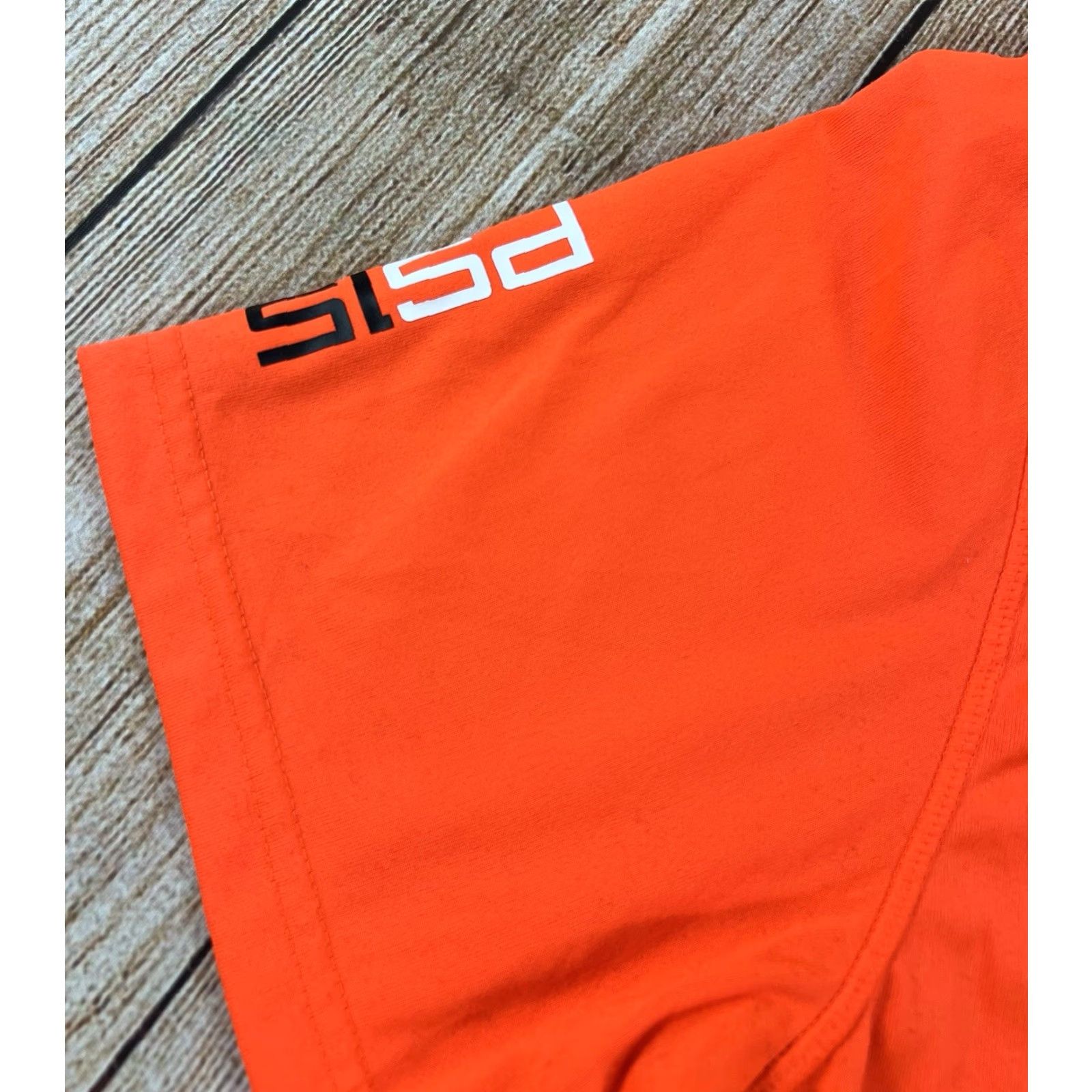 Vintage Polo Sport Tokyo Ralph Lauren Performance Bright Orange Shirt Thermo vent Large Mens Size US L / EU 52-54 / 3 - 7 Thumbnail