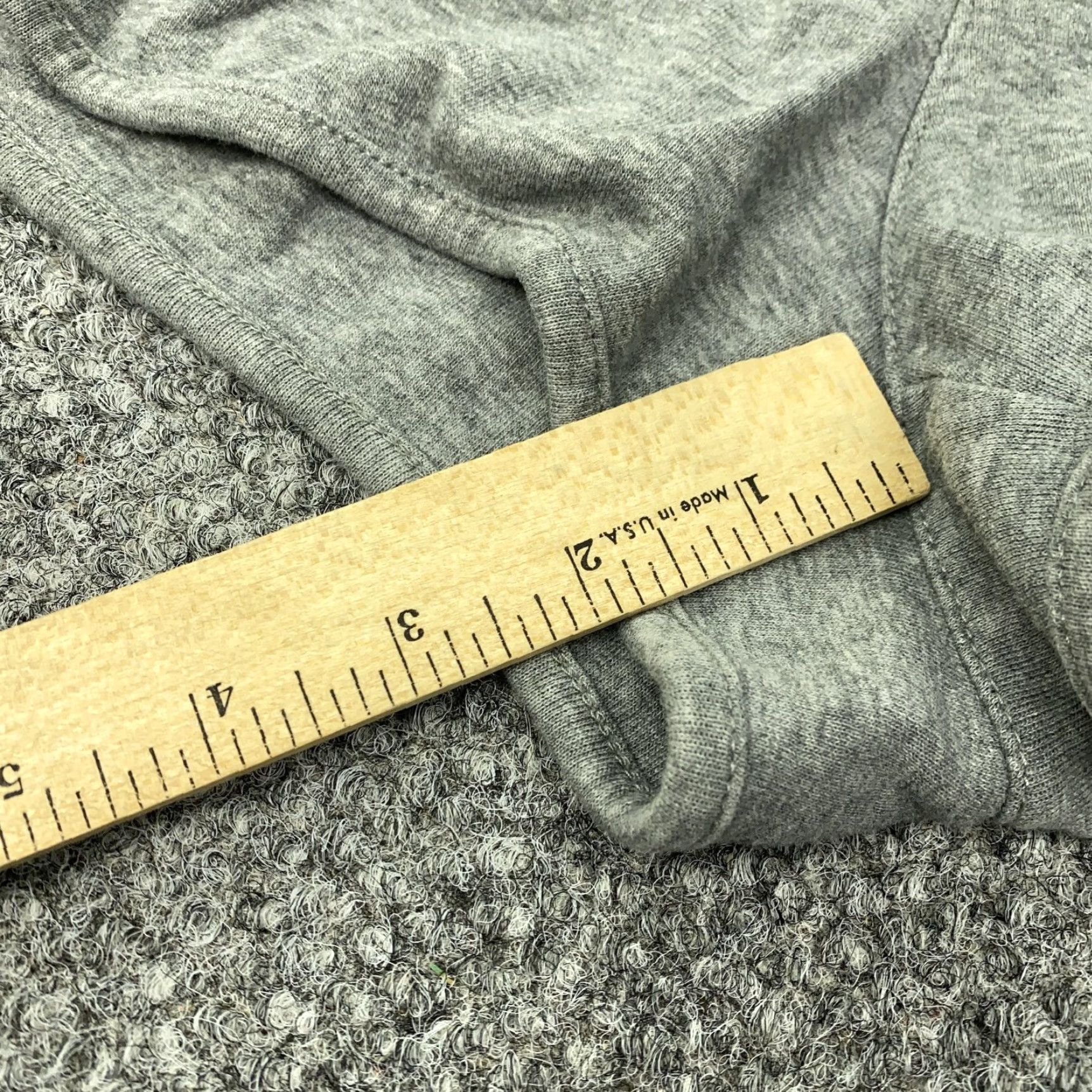 Madewell Madewell Shorts Womens Small Gray Fleece Lounge Drawstring Elastic Waist Casual Size 28" / US 6 / IT 42 - 3 Thumbnail