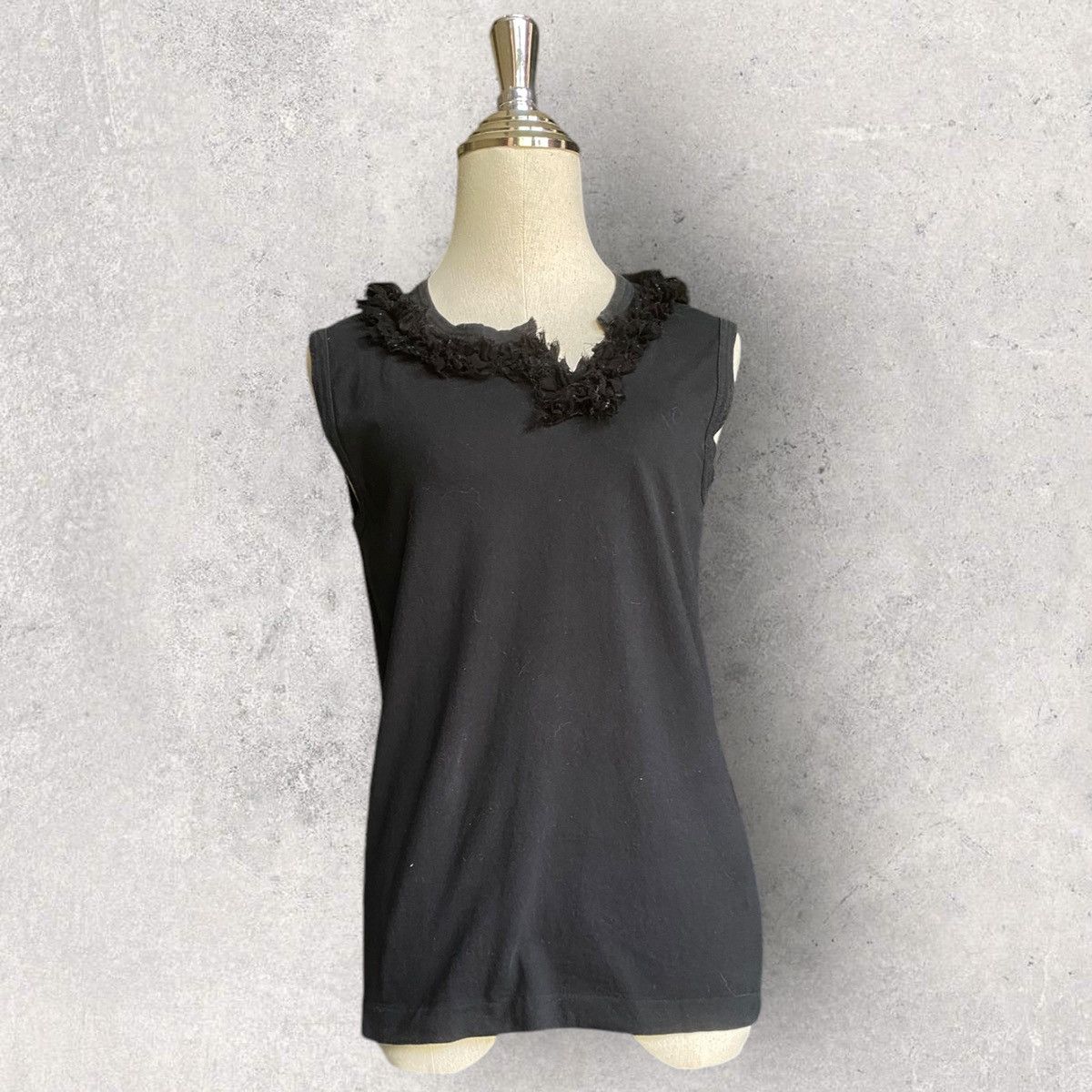 Comme des Garcons Vintage SS00 Neck Frill Sleeveless Size M / US 6-8 / IT 42-44 - 3 Thumbnail