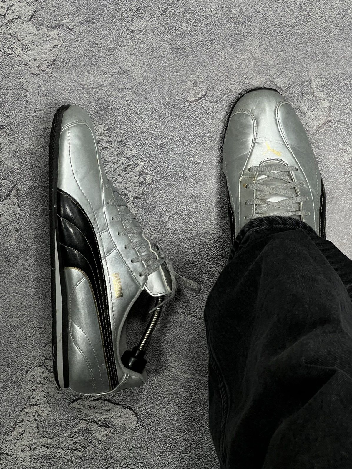 PUMA puma 90s archive リング　シルバー プーマの名作がトレンドのシルバーカラーで登場」ビリーズが大胆