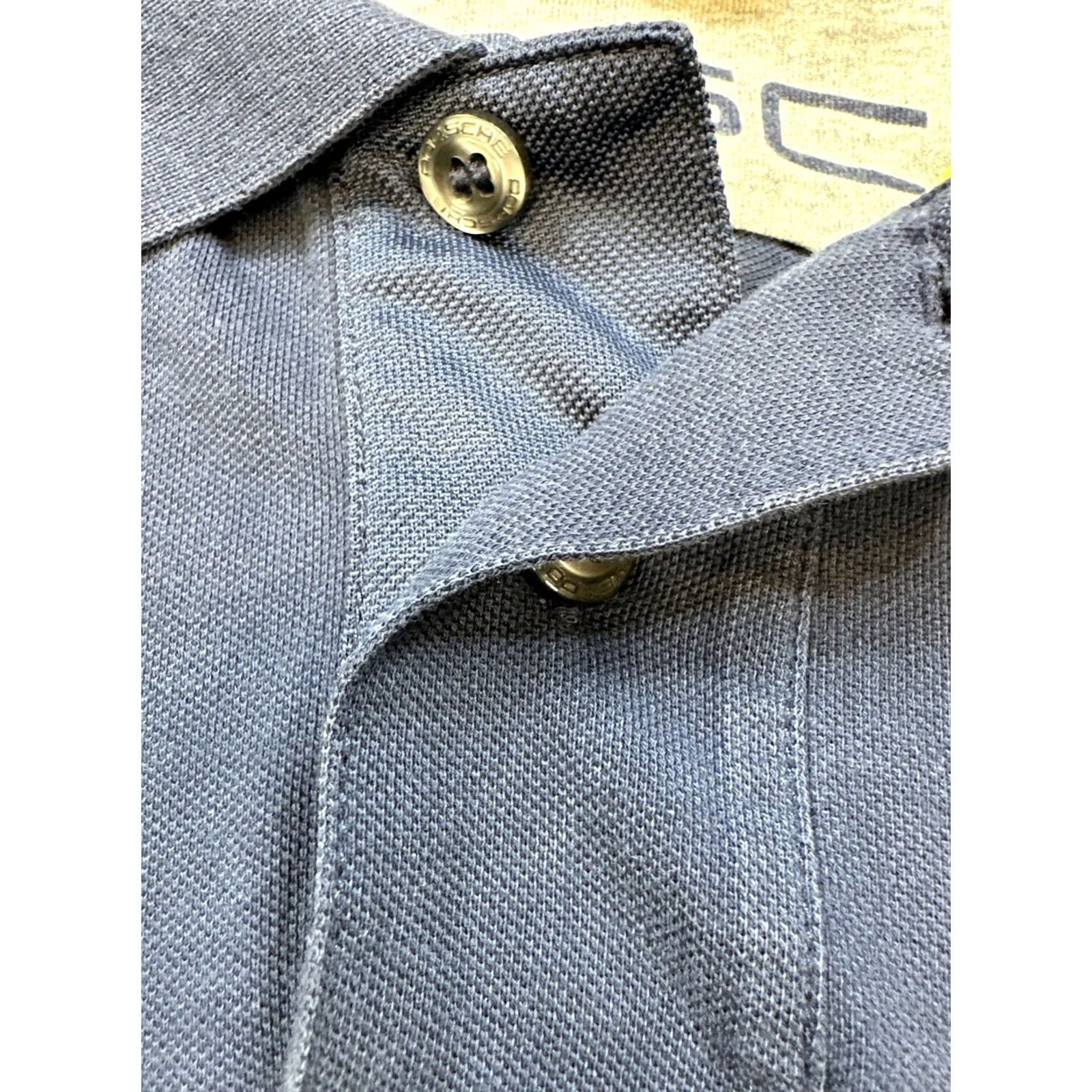 Porsche Design VINTAGE? (no) Porsche Design polo shirt Driver's Selection 911 Logo Short Sleeve M Blue 100% Cotton Men Polo Shirt Accessories Logo Regular Mens Size US M / EU 48-50 / 2 - 6 Thumbnail