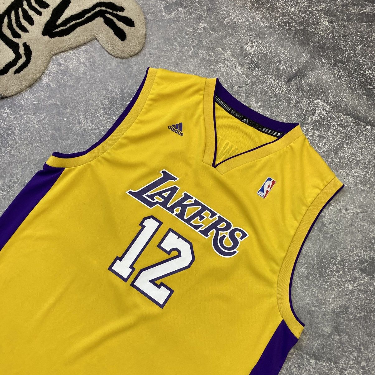 NBA Vintage Adidas NBA Lakers Howard 12 yellow basket jersey Size US L / EU 52-54 / 3 - 3 Thumbnail