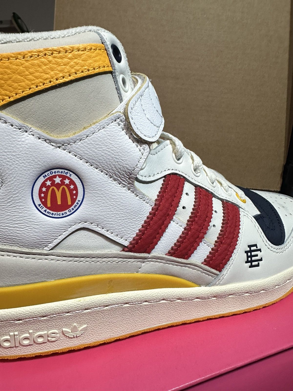 Adidas × Eric Emanuel Adidas x Eric Emmanuel Forum 84 High McDonalds Size US 8.5 / EU 41-42 - 3 Thumbnail