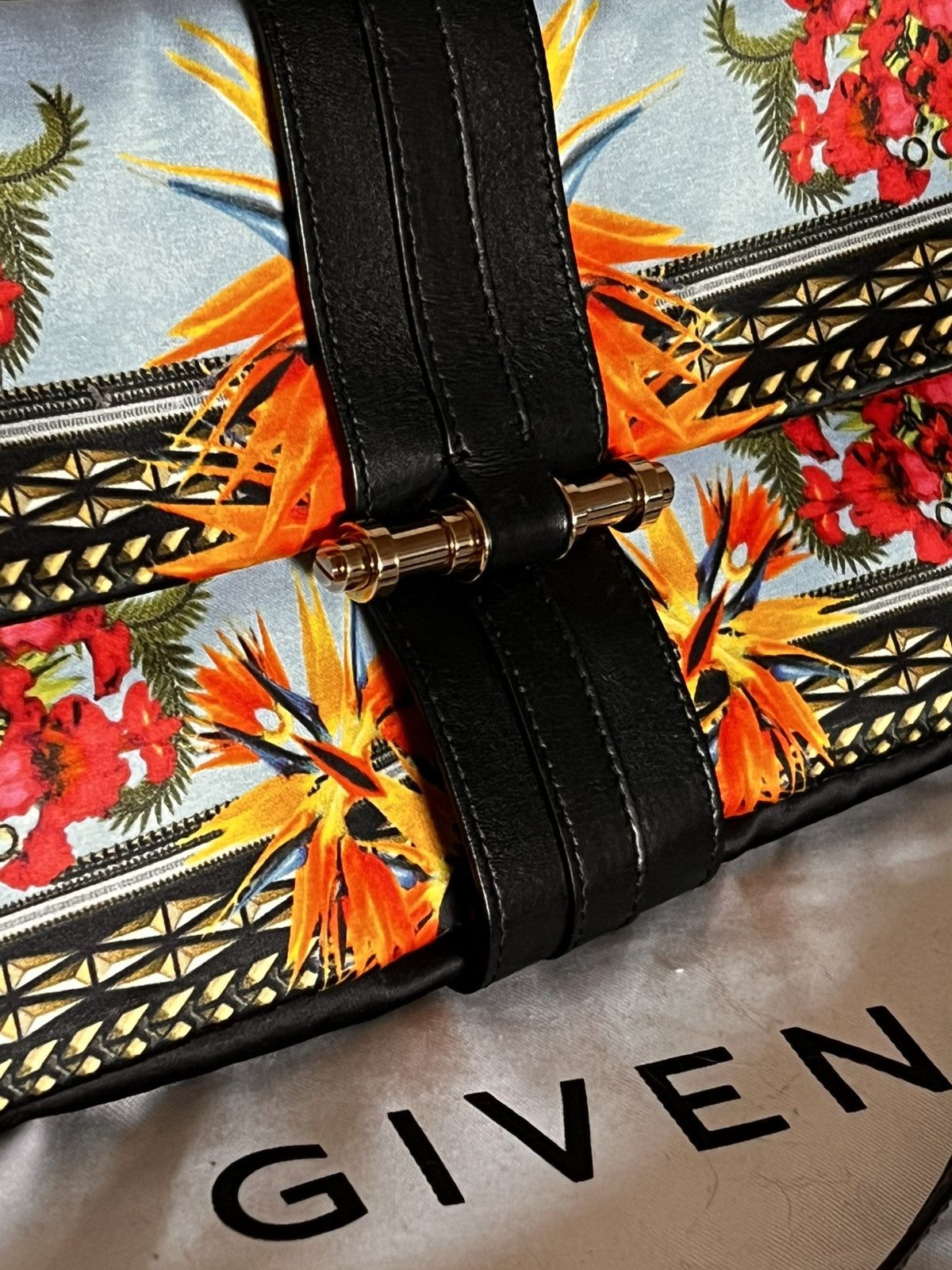 Givenchy Givenchy Birds of Paradise Clutch Bag Size ONE SIZE - 3 Thumbnail