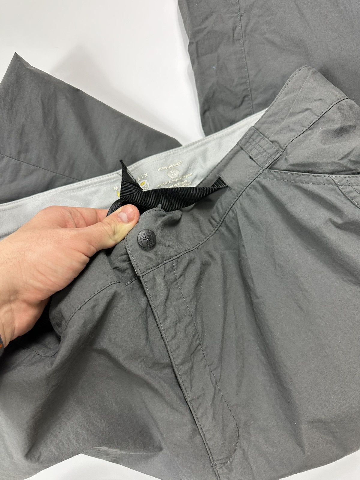 Mountain Hardwear Mountain Hardwear Belted Outdoor Pants Gray XL Size US 34 / EU 50 - 11 Thumbnail