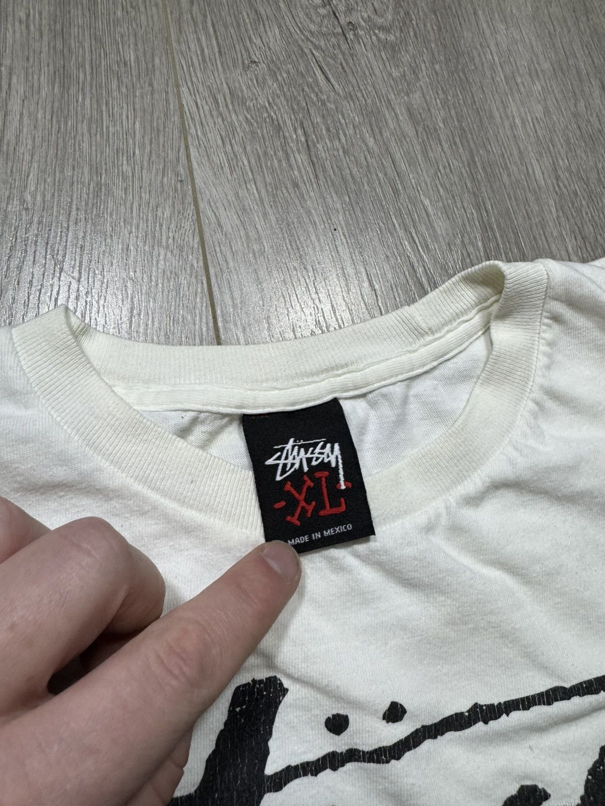 Stussy × Vintage Stussy John Yates Police Shirt Stussy World Tribe Rare 90s Size US XL / EU 56 / 4 - 4 Thumbnail