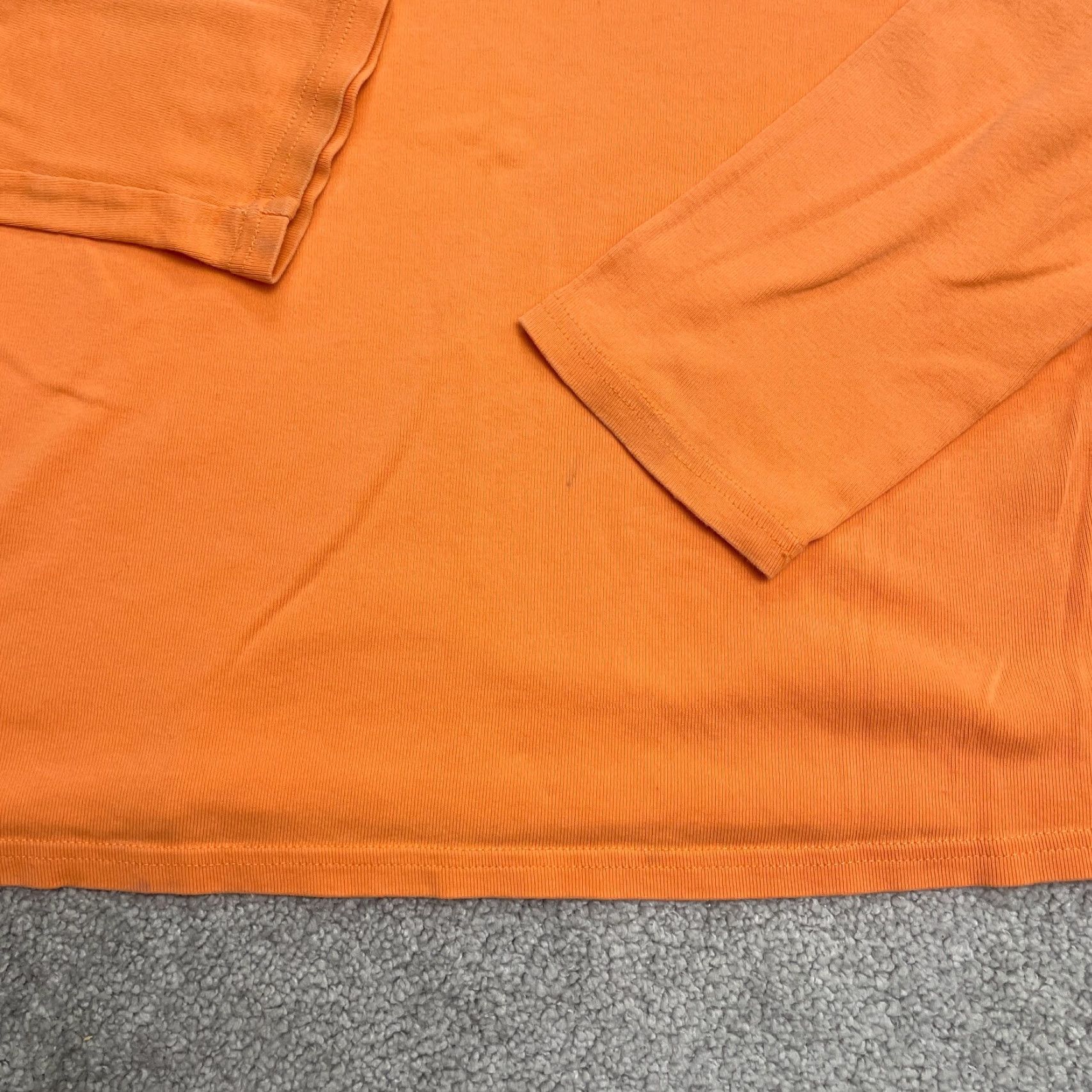 Tommy Hilfiger Tommy Hilfiger Basic T-Shirt Womens L Orange Round Neck Long Sleeve Casual Size L / US 10 / IT 46 - 5 Thumbnail