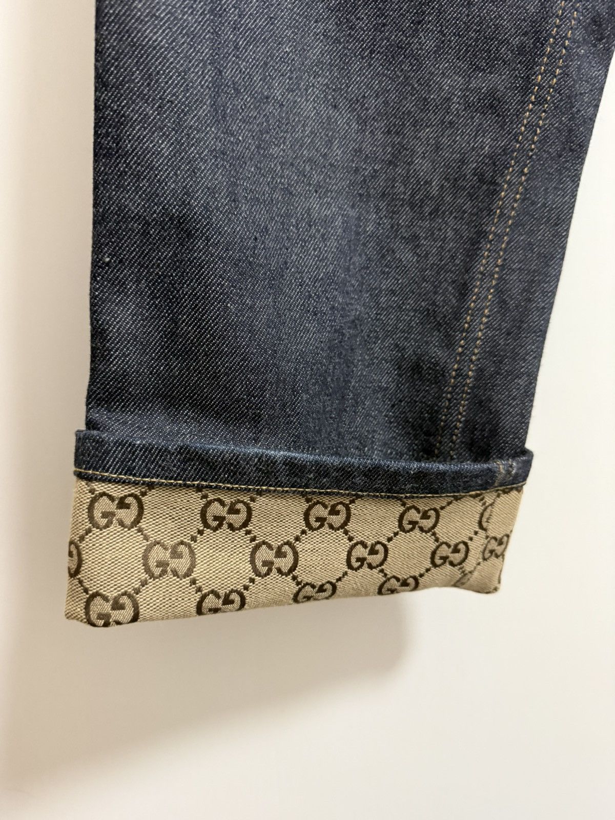 Gucci Gucci roll-up GG monogram denim jeans 32 Size US 32 / EU 48 - 5 Thumbnail