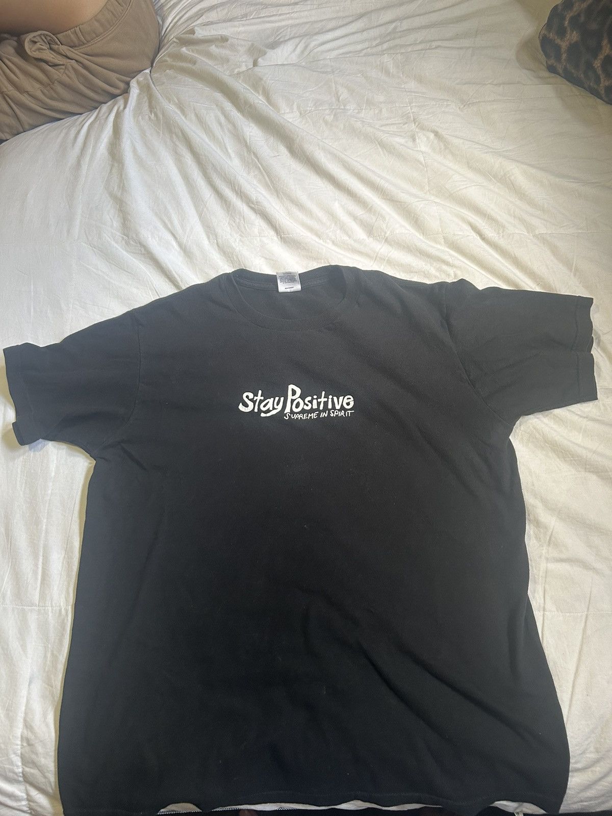 Supreme Supreme Stay Positive Tee Size US M / EU 48-50 / 2 - 1 Thumbnail