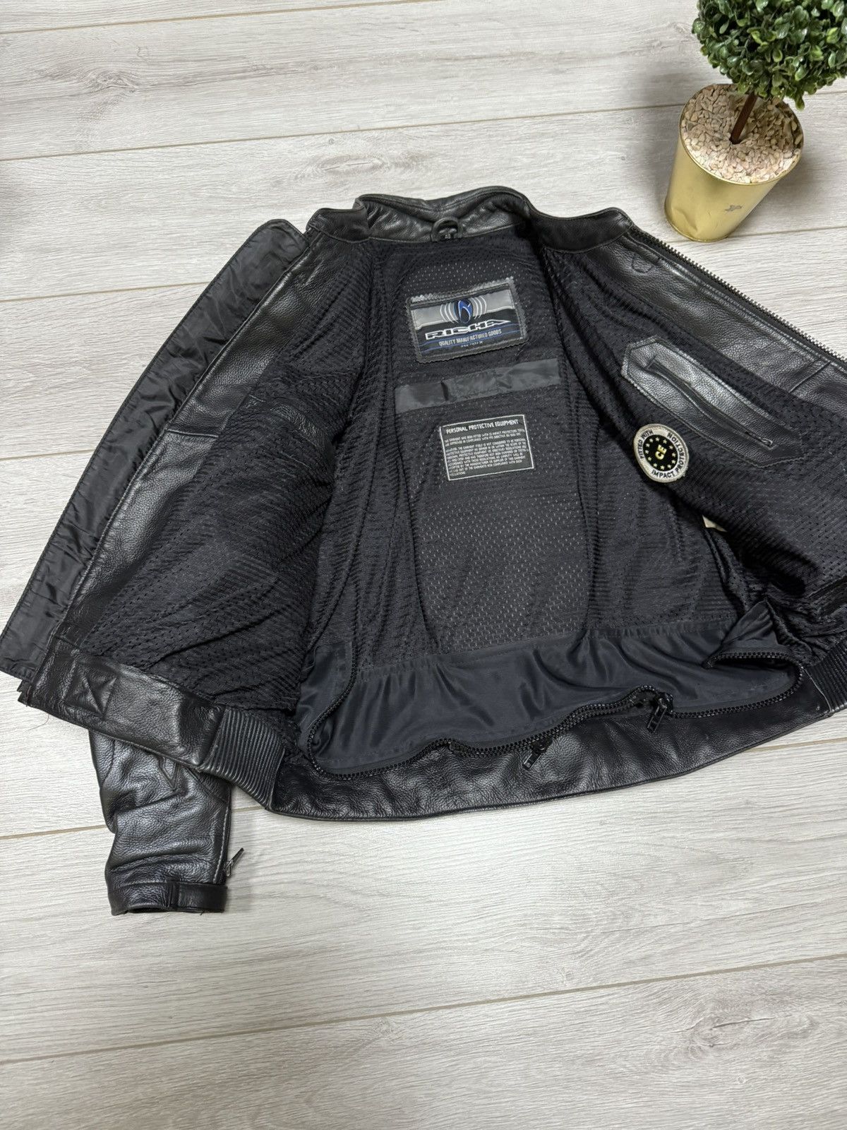 Other Richa leather protection leather jacket zip Size US M / EU 48-50 / 2 - 8 Thumbnail