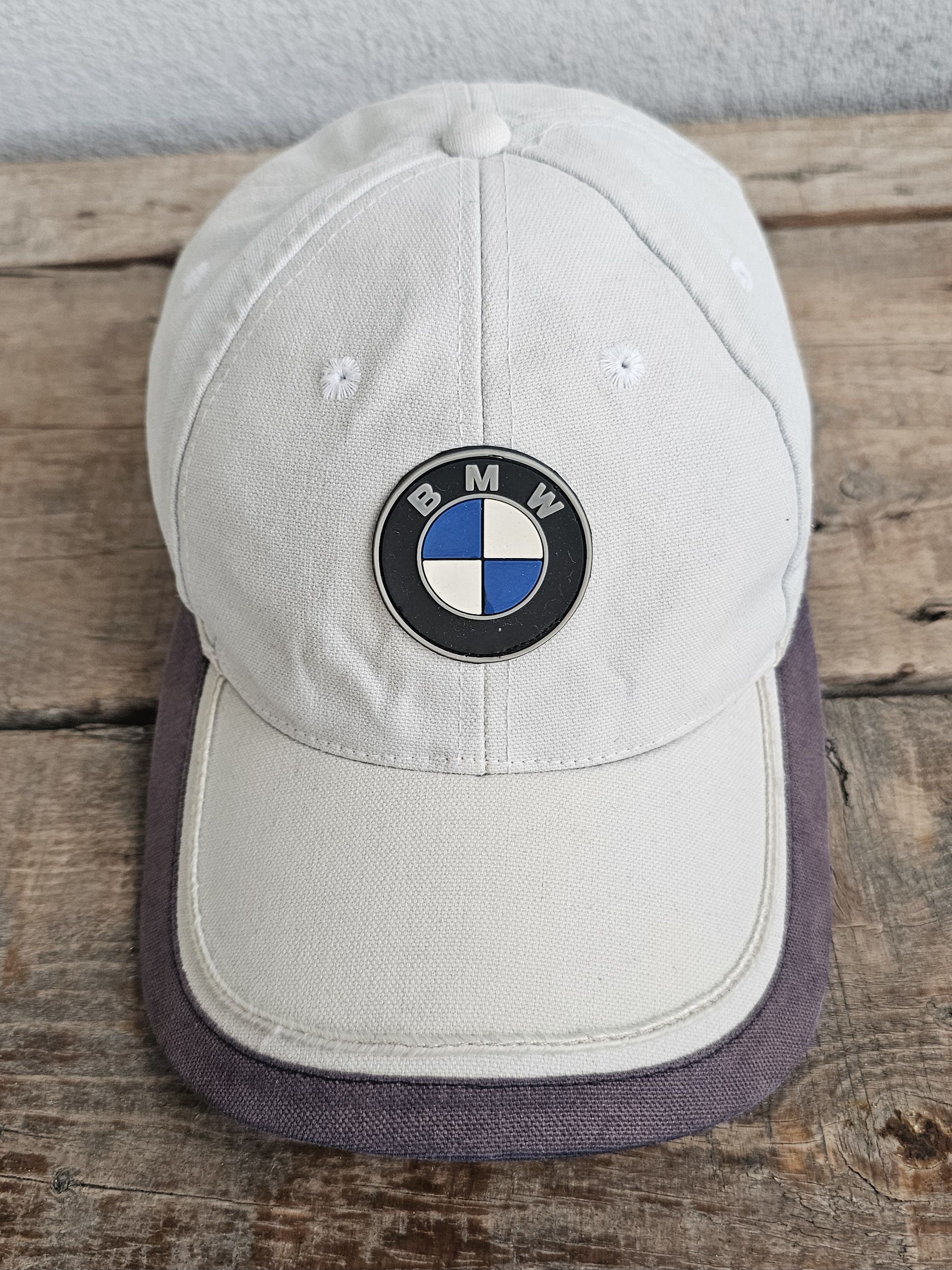 BMW BMW Rubber Logo Vintage Hat Size ONE SIZE - 2 Thumbnail