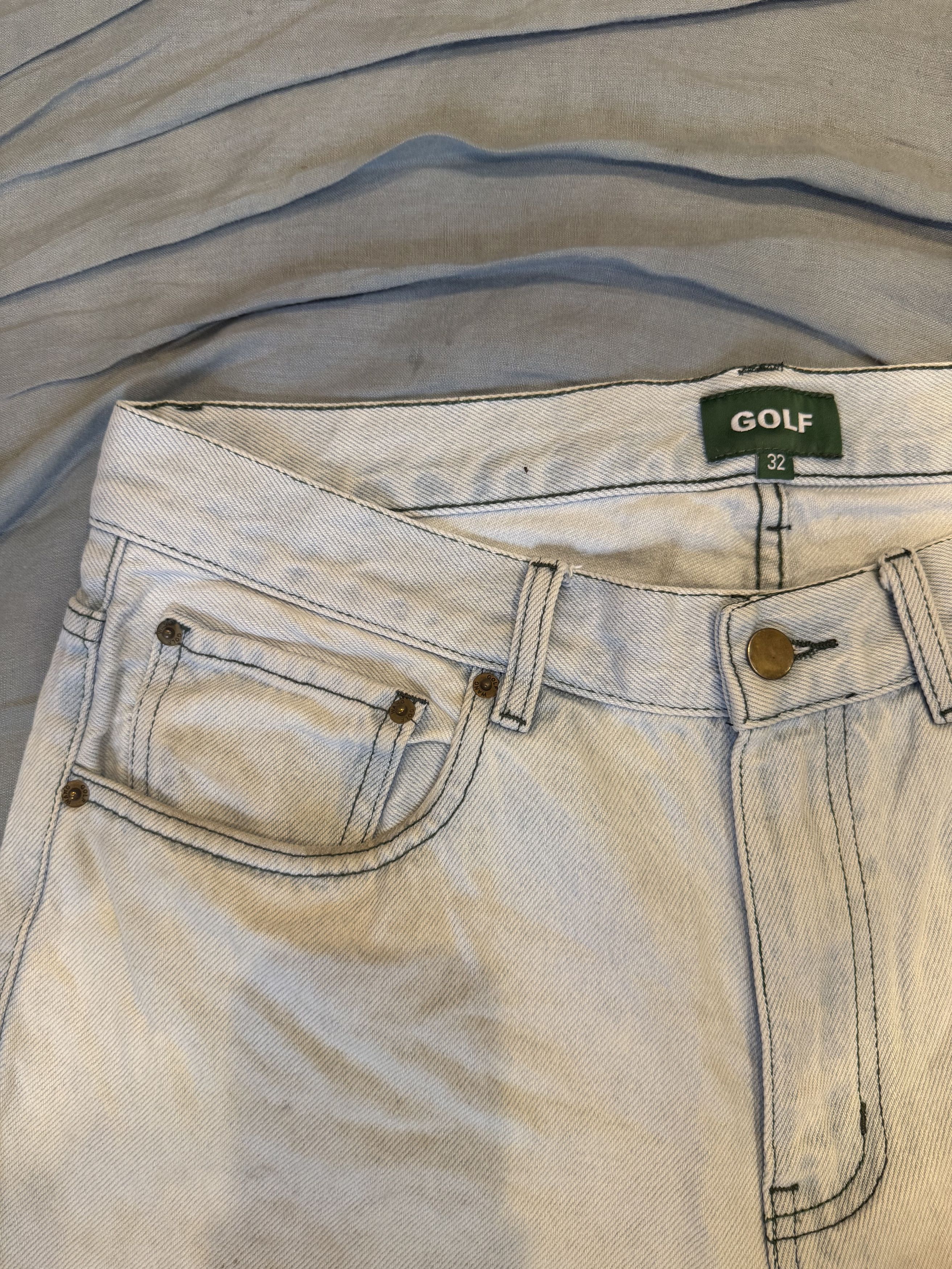 Golf Wang Denim Cupid Shorts Size US 32 / EU 48 - 3 Thumbnail