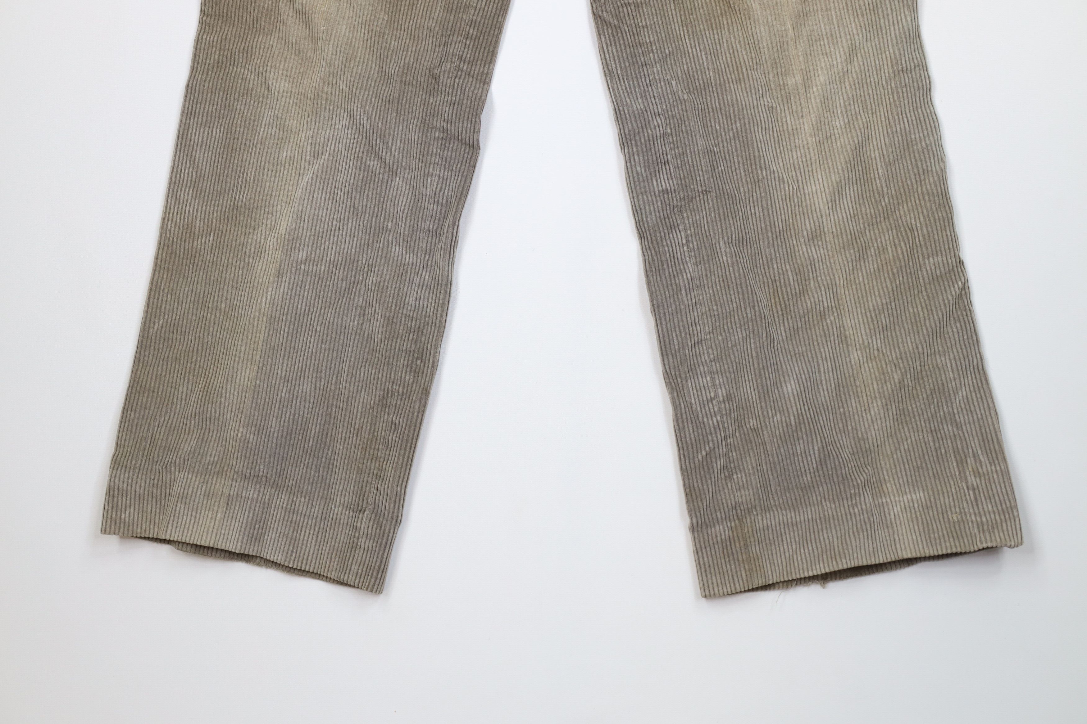 Vintage Vintage 70s Streetwear Wide Leg Corduroy Chino Pants USA Size US 32 / EU 48 - 4 Thumbnail