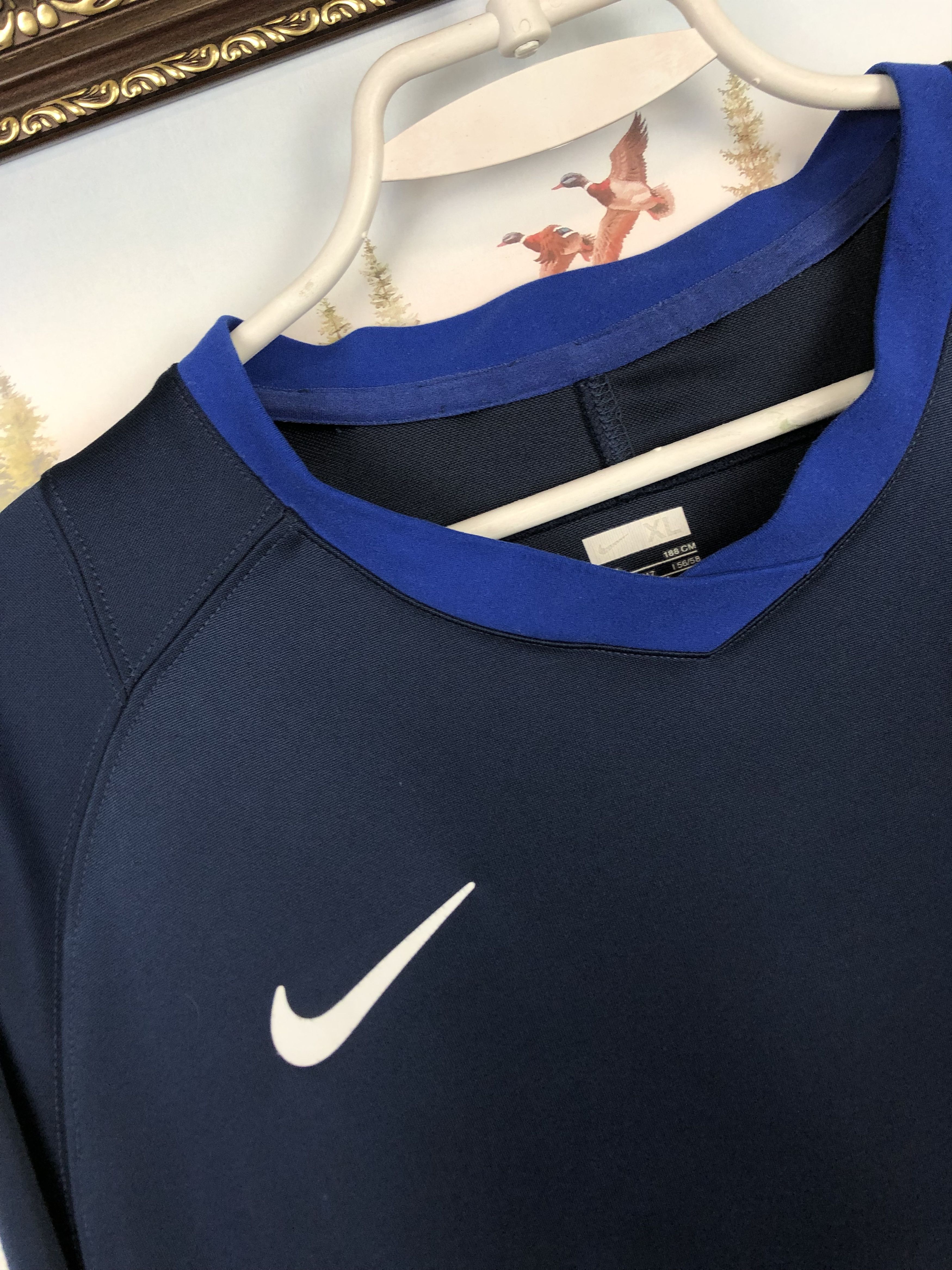 Nike Vintage Nike France Rugby Train Sweatshirt Jersey Track Top Size US XL / EU 56 / 4 - 4 Thumbnail