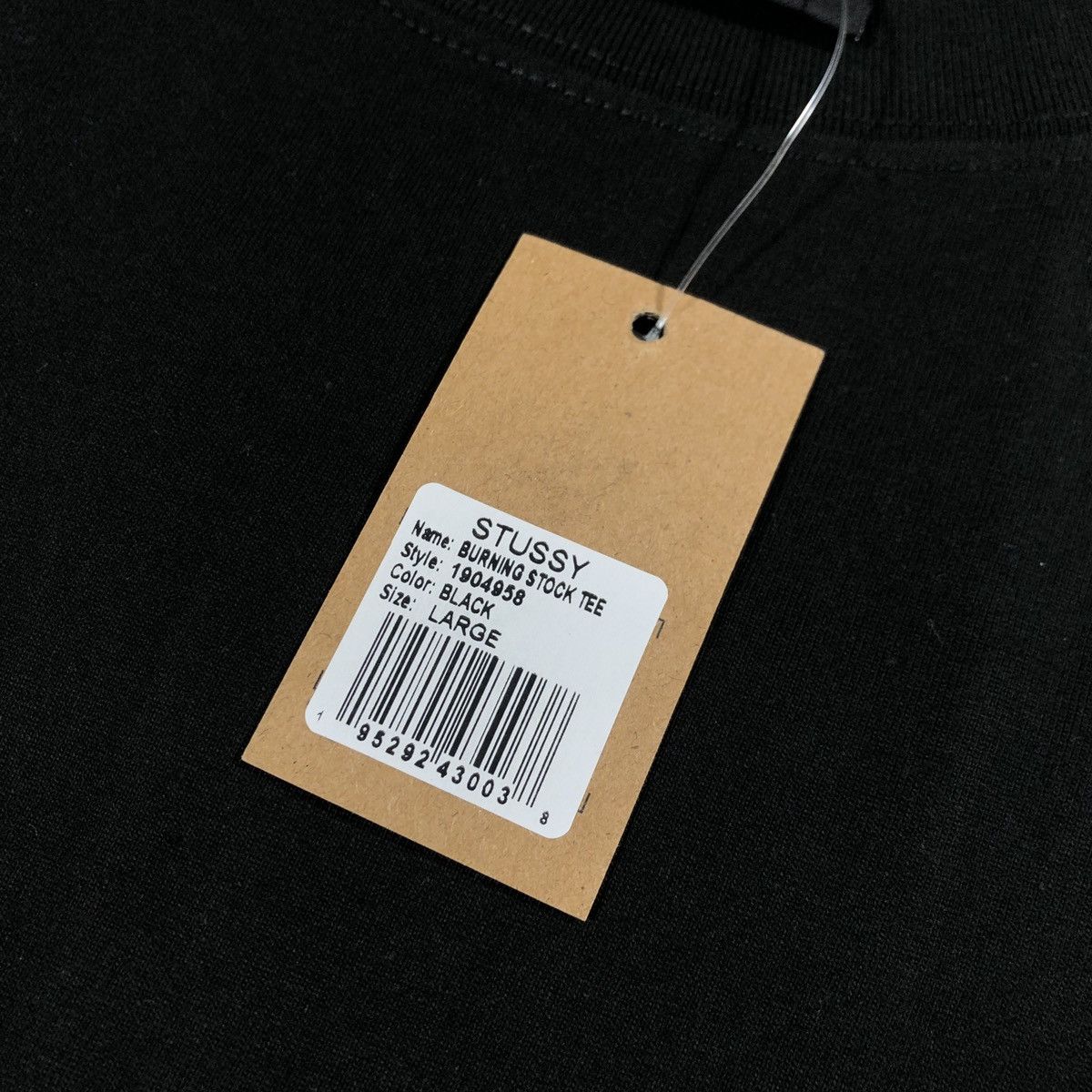 Stussy × Vintage Stussy Burning Stock Tee Size US L / EU 52-54 / 3 - 7 Thumbnail
