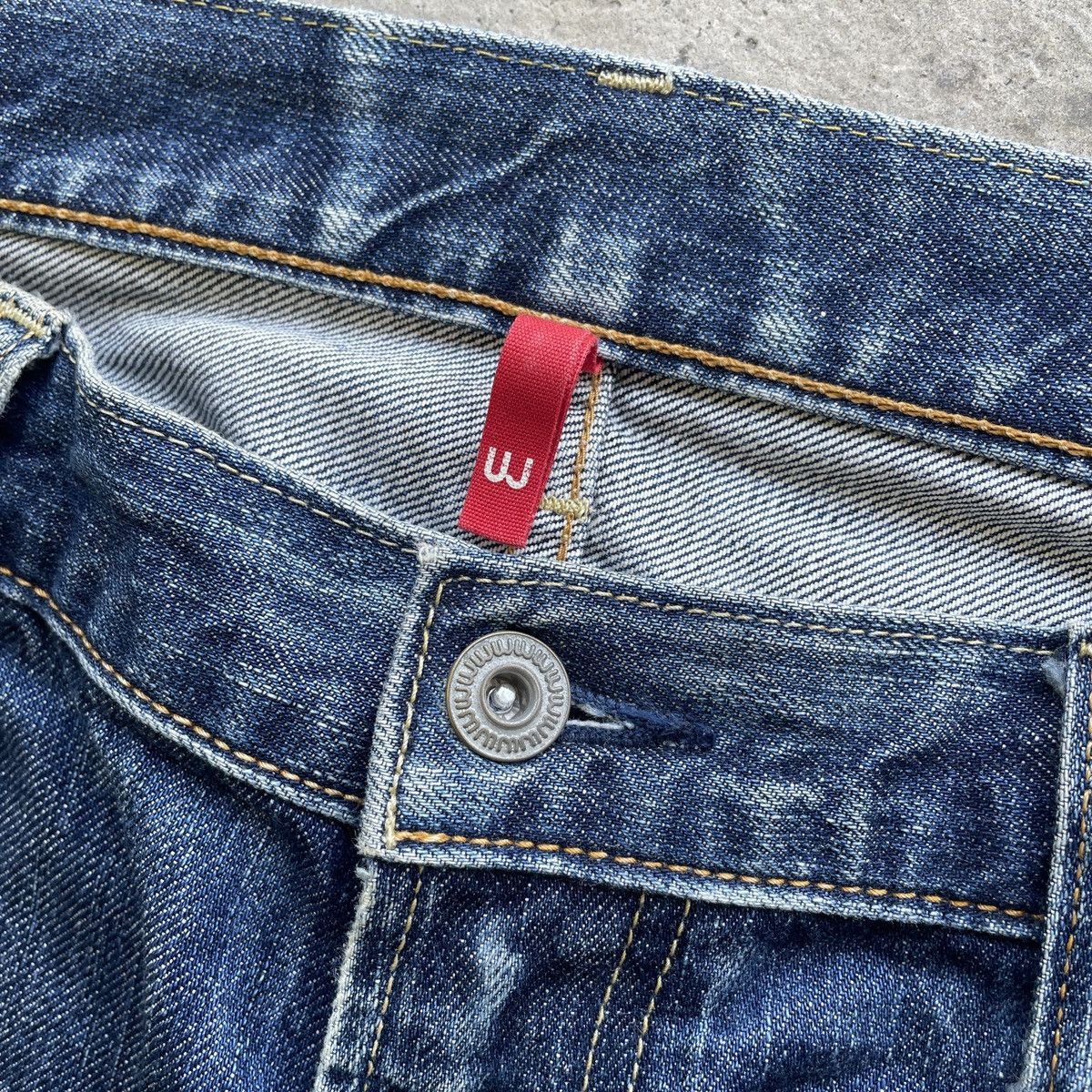Japanese Brand Vintage Japanese Faded StoneWash Jeans Denim Pants W35 Size US 35 - 7 Thumbnail