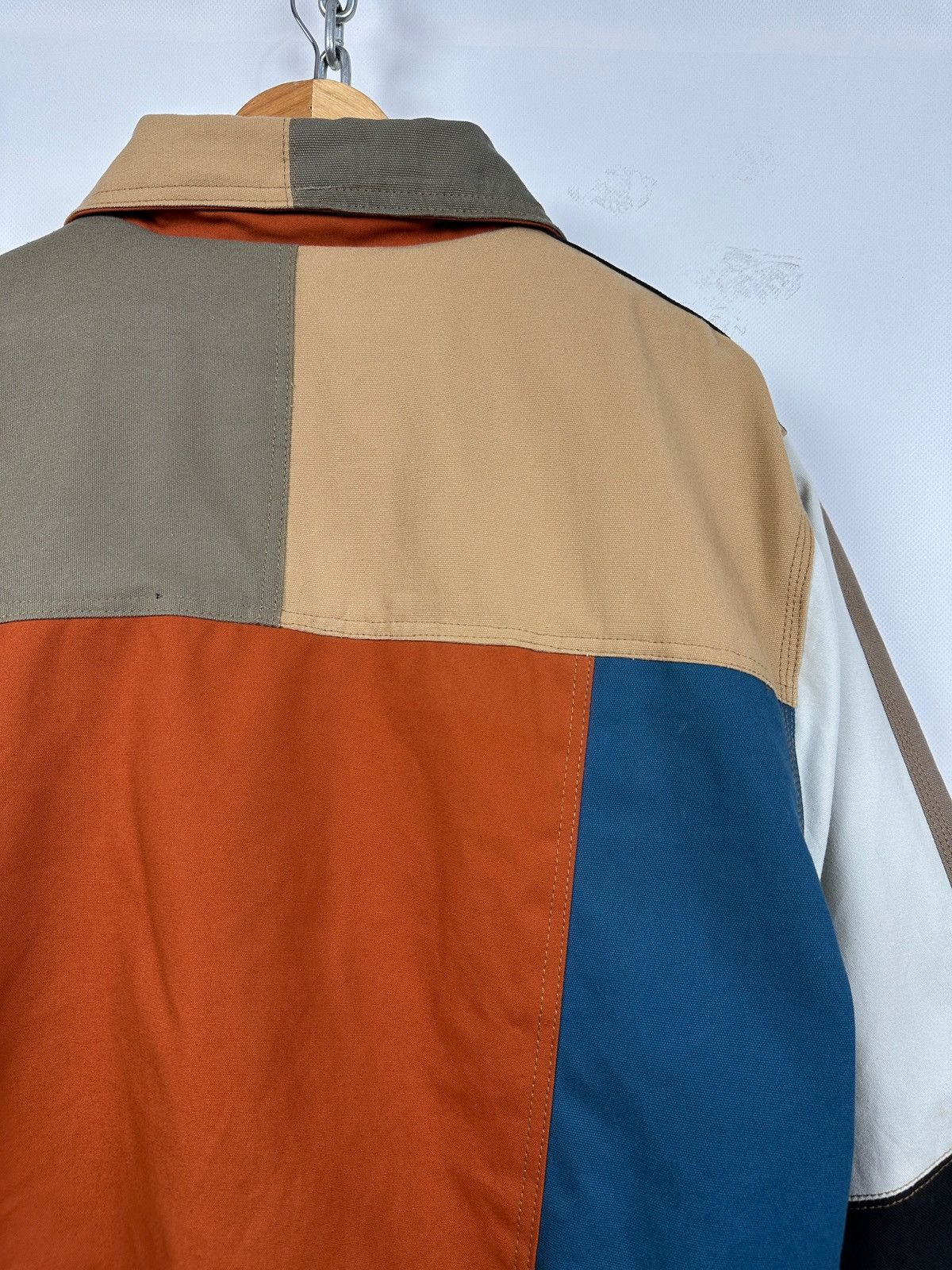 Carhartt × Vintage Vintage Carhartt Reworked Detroit Sherpa Jacket Size US L / EU 52-54 / 3 - 17 Thumbnail
