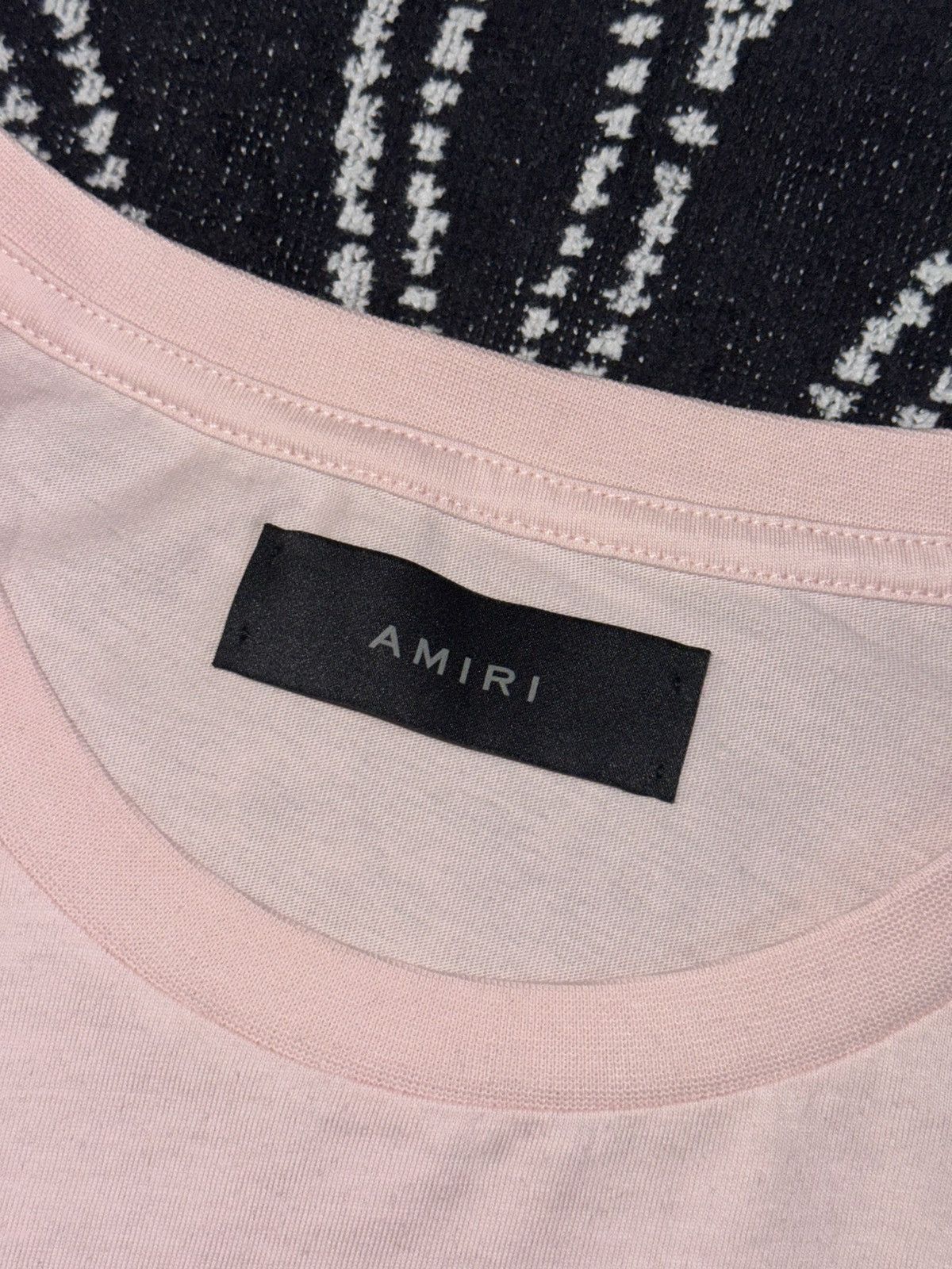 Amiri AMIRI BAR MA LOGO TEE Size US M / EU 48-50 / 2 - 5 Thumbnail