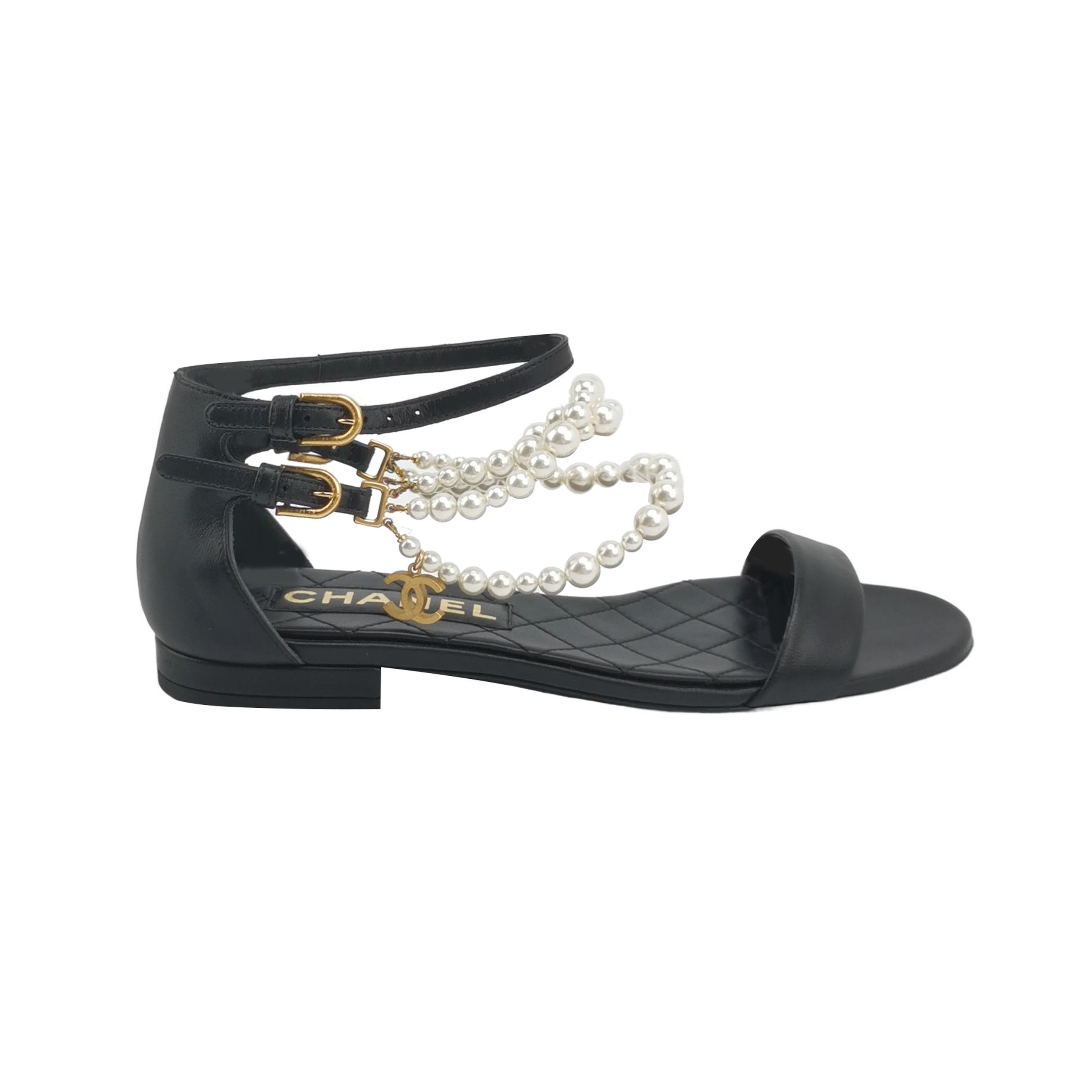 Chanel Chanel Women 7-5 Sandals Size US 7.5 / IT 37.5 - 1 Thumbnail