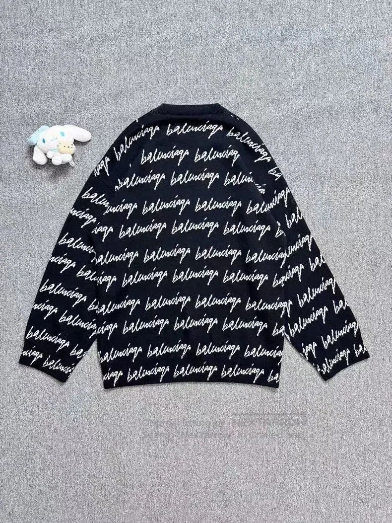 Balenciaga Balenciaga Logo Knit Sweater S. Size US S / EU 44-46 / 1 - 2 Thumbnail