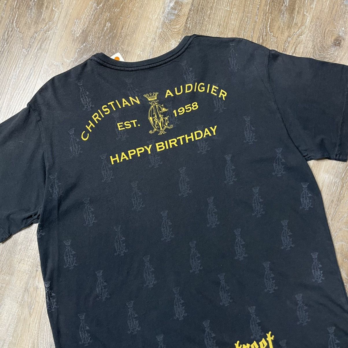 Christian Audigier × Ed Hardy Christian Audigier Birthday Smet Tee Shirt Mens Large Y2K Size US L / EU 52-54 / 3 - 5 Thumbnail