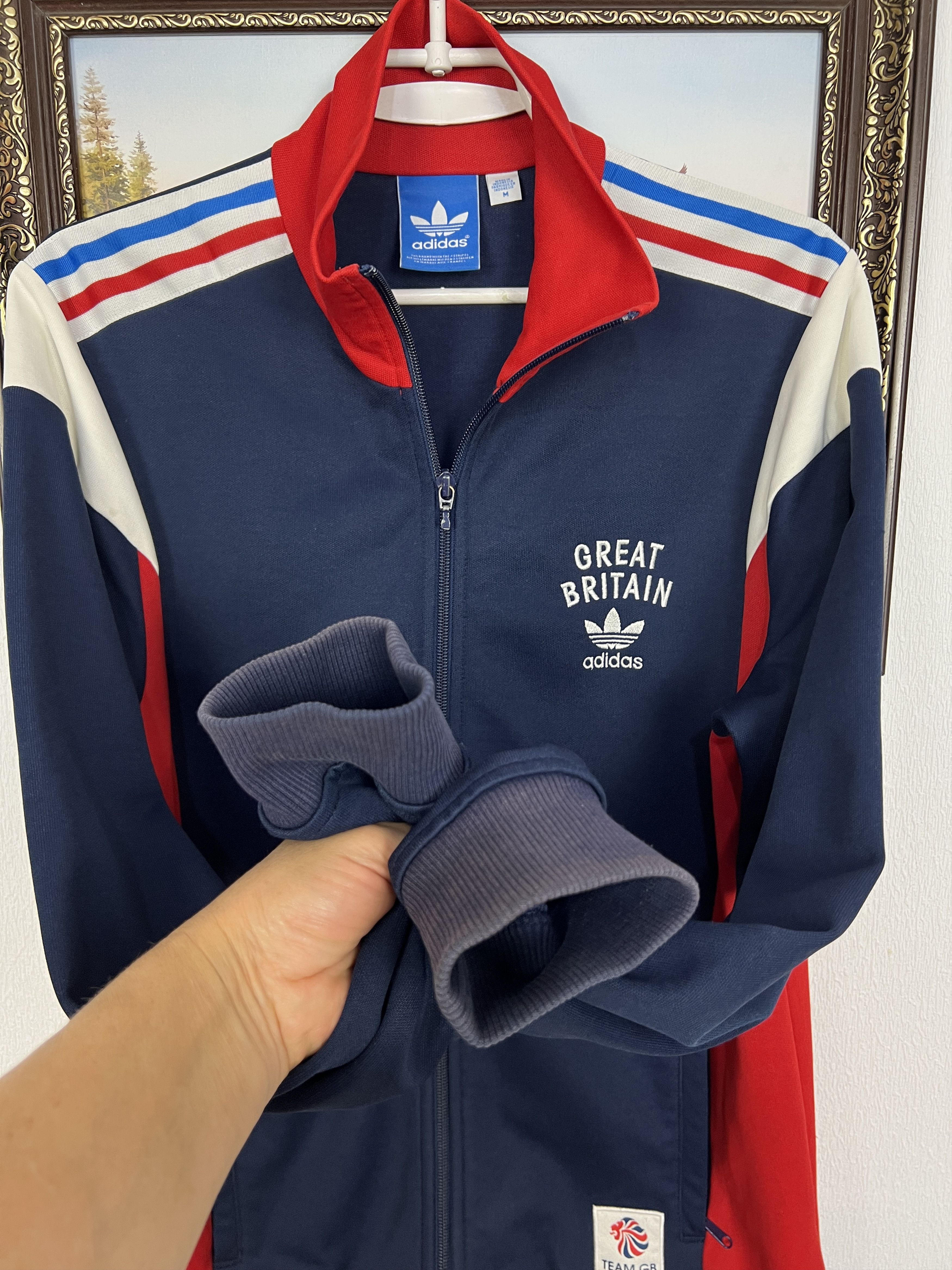 Adidas Adidas Originals Team Great Britain Olympics Jacket Blue Size US M / EU 48-50 / 2 - 6 Thumbnail