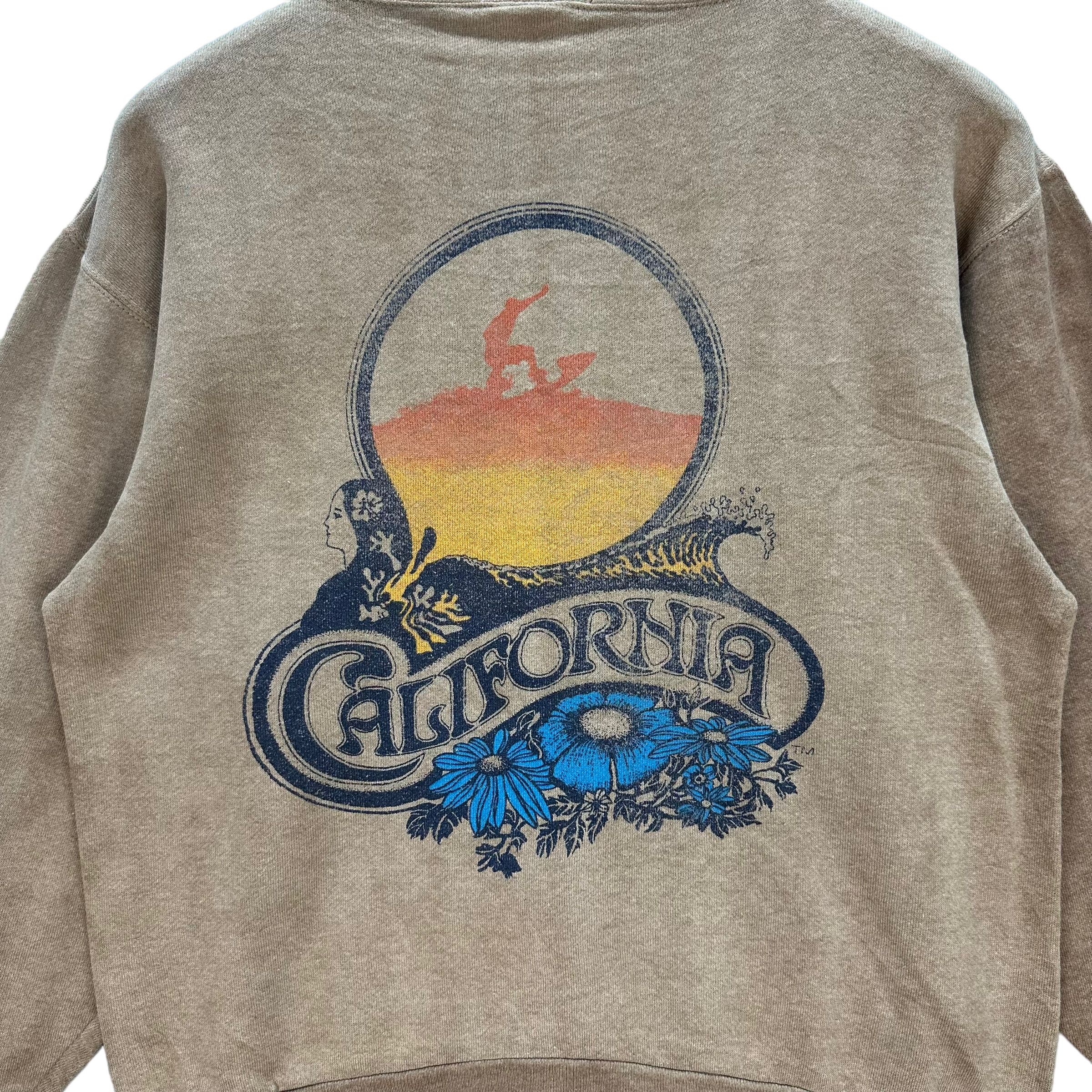 Vintage TRASHED🔥 CALIFORNIA SURFING GRAPHIC SWEATSHIRTS #8431-008 Size US S / EU 44-46 / 1 - 2 Thumbnail
