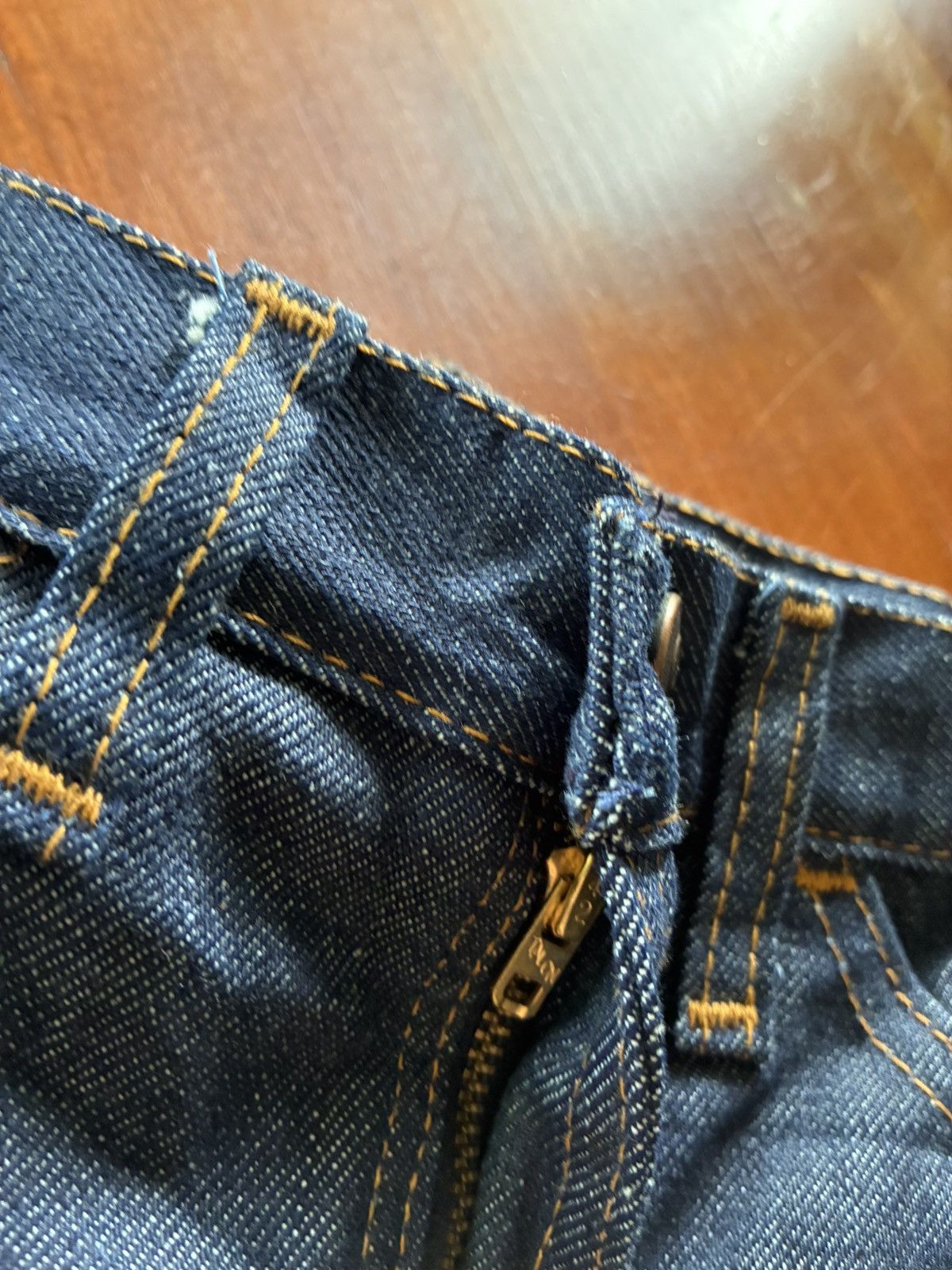 Vintage Vintage 60s cotton denim bell bottom flares Size US 32 / EU 48 - 2 Thumbnail