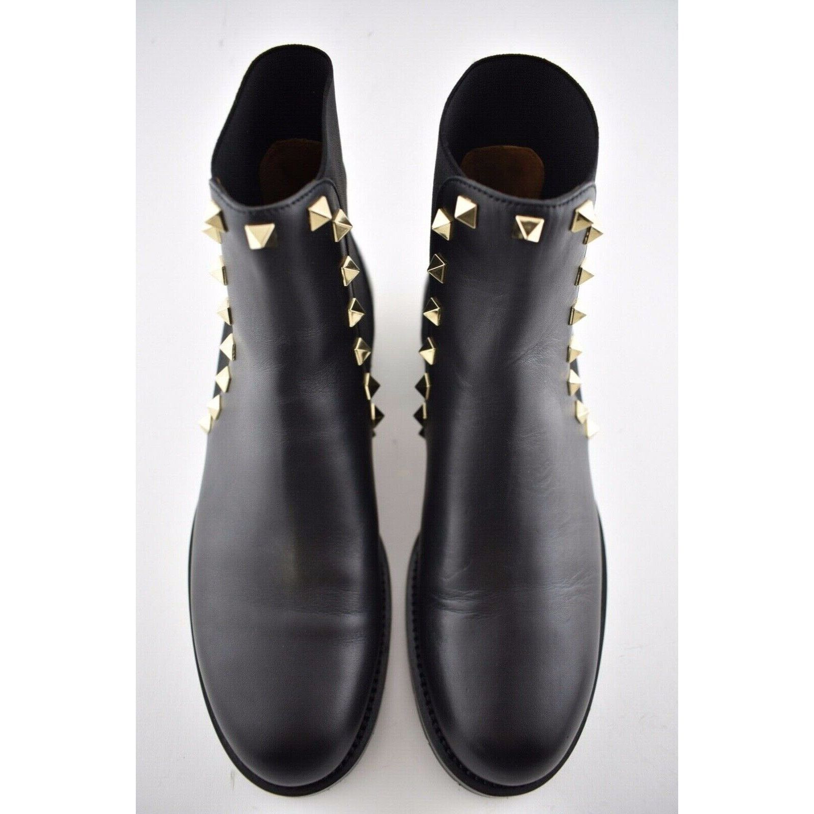 Valentino Valentino Rockstud Chelsea 20mm Black Leather Stud Heel Size US 11 / IT 41 - 7 Thumbnail
