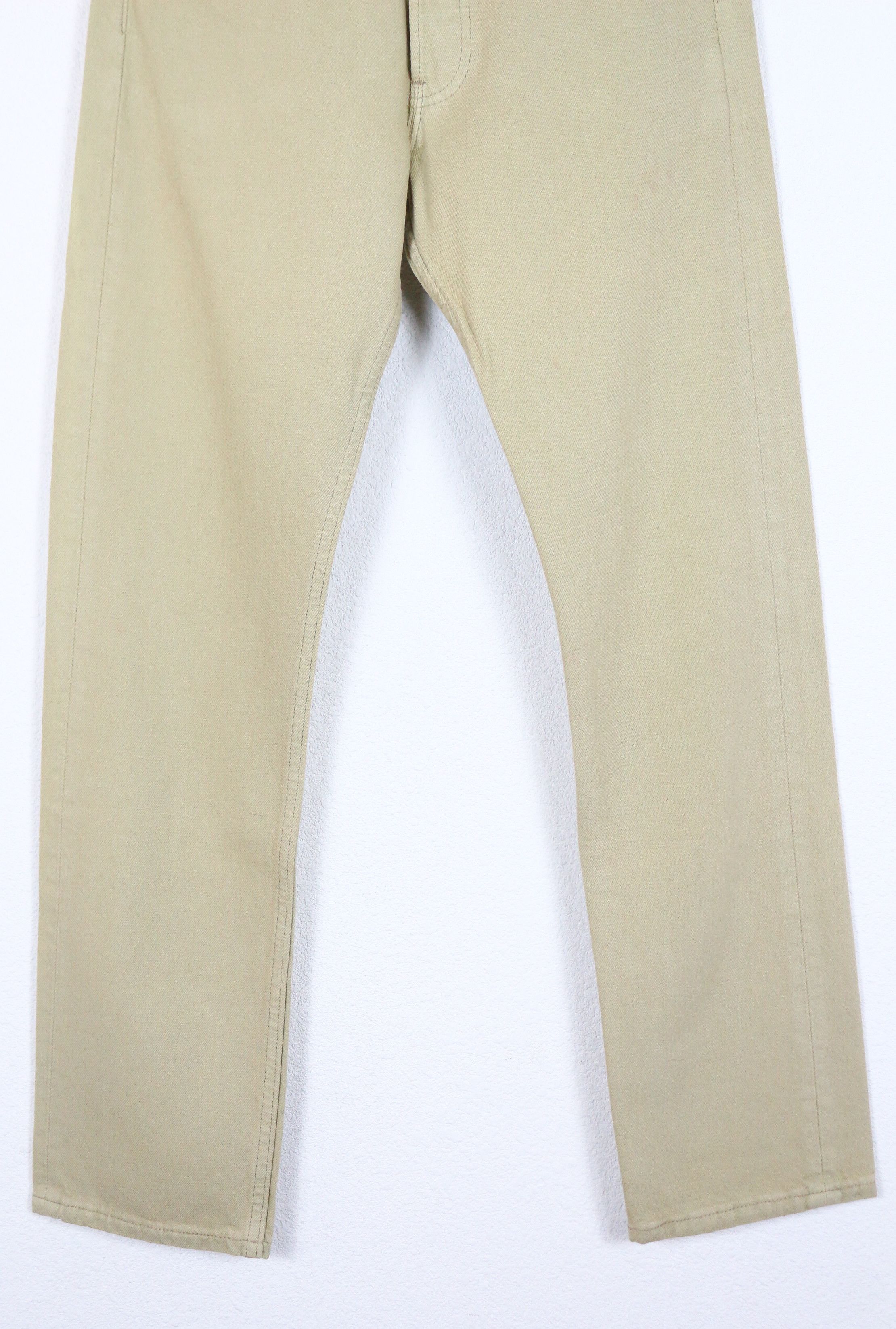 Levi's Vintage Levis 501 Beige Denim Jeans Pants 90s USA Made Size 28" / US 6 / IT 42 - 3 Thumbnail